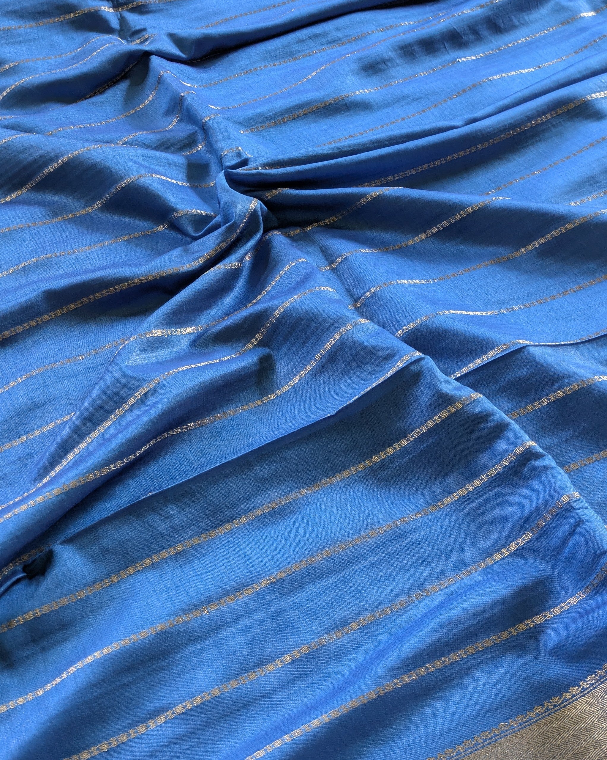 Fancy Maheswari Silk Sari with Blouse Piece (Liva Tag)