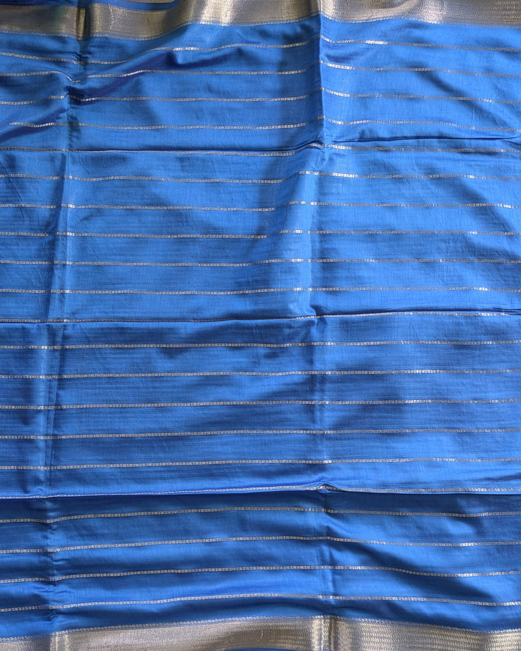 Fancy Maheswari Silk Sari with Blouse Piece (Liva Tag)
