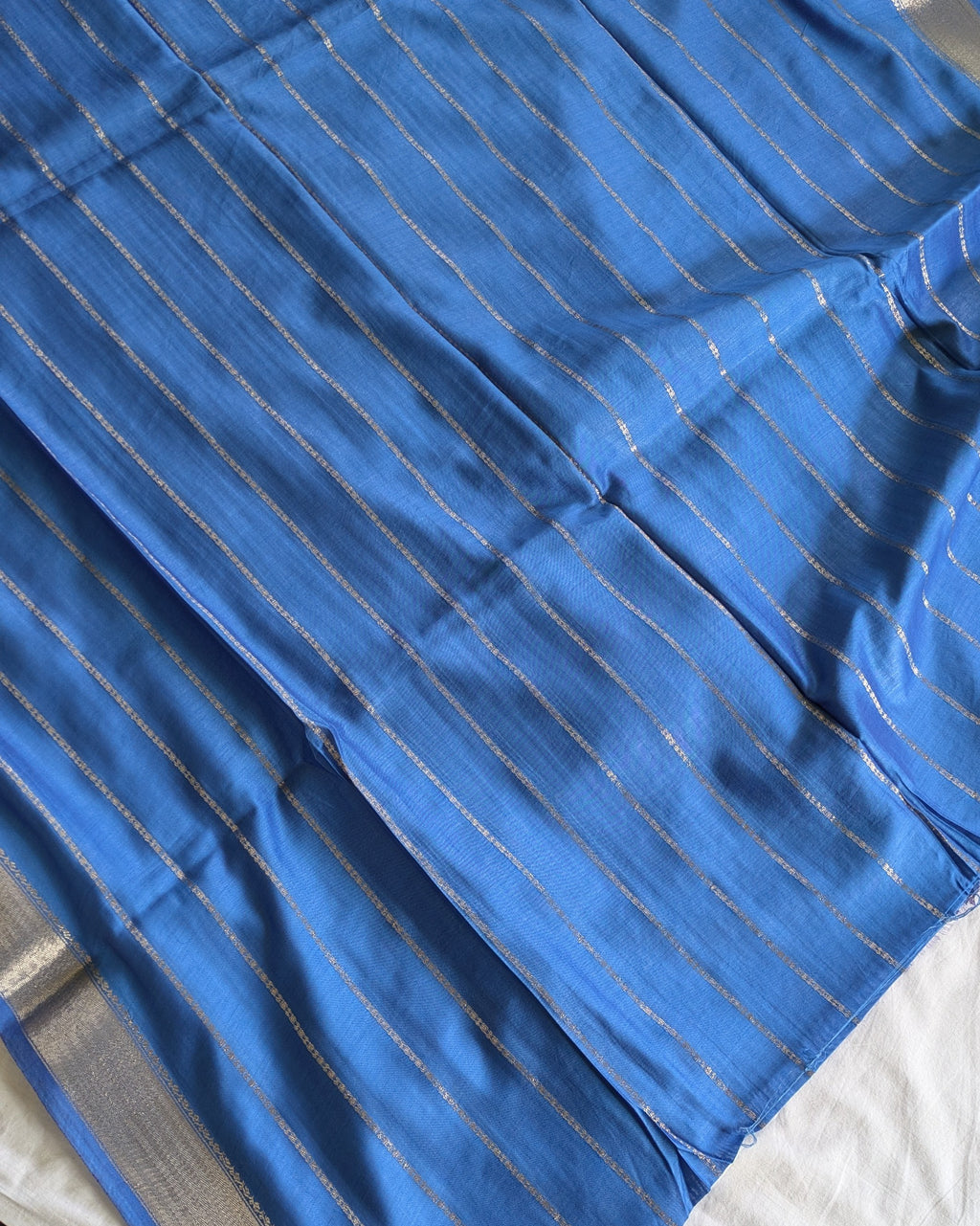 Fancy Maheswari Silk Sari with Blouse Piece (Liva Tag)