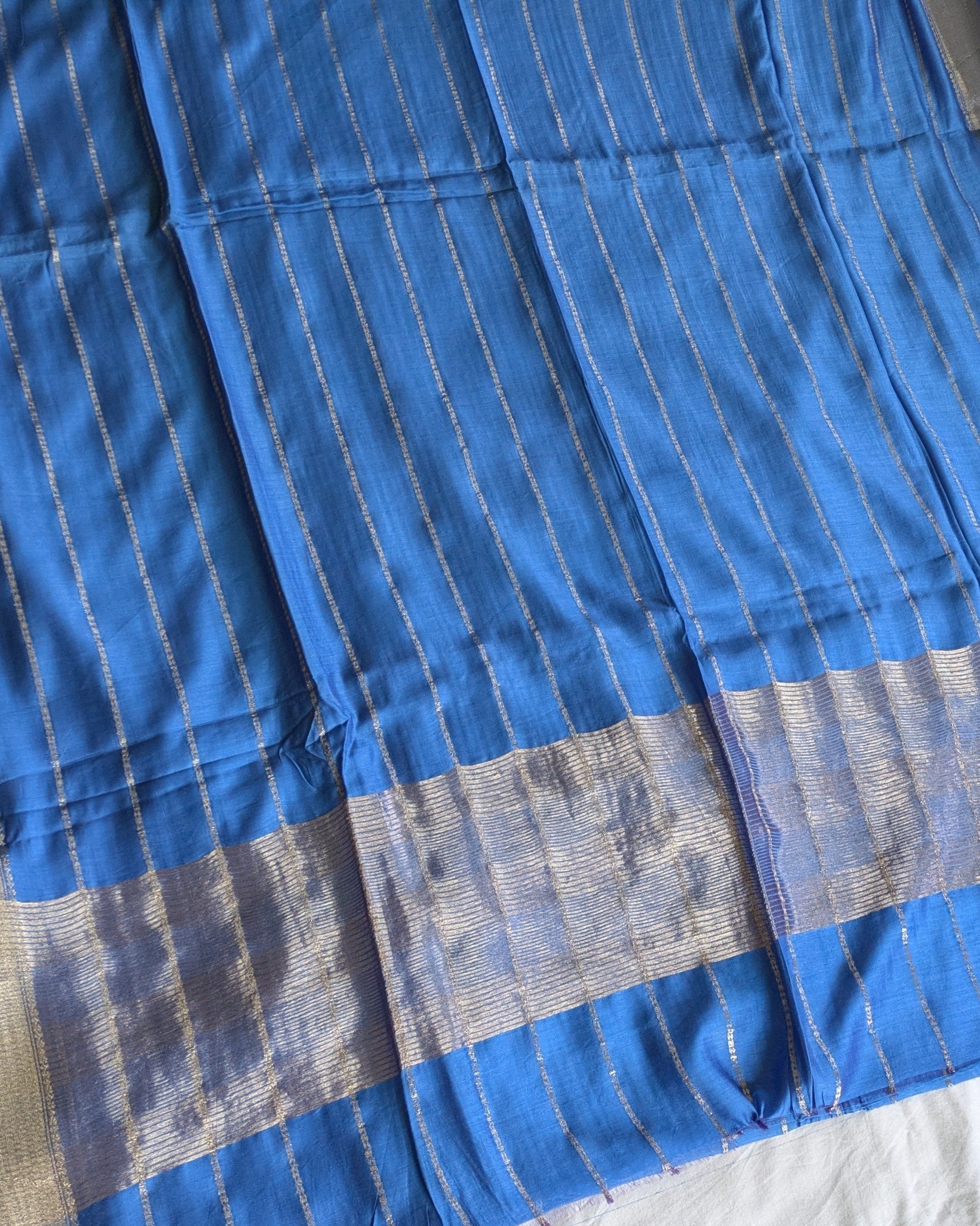 Fancy Maheswari Silk Sari with Blouse Piece (Liva Tag)