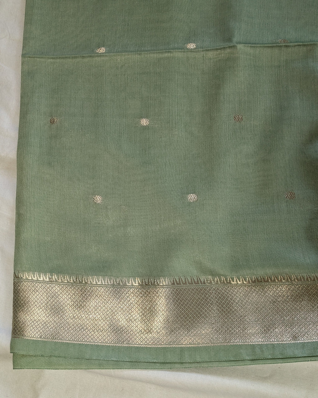 Fancy Maheswari Silk Sari with Blouse Piece (Liva Tag)