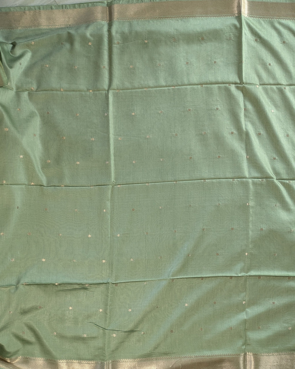 Fancy Maheswari Silk Sari with Blouse Piece (Liva Tag)