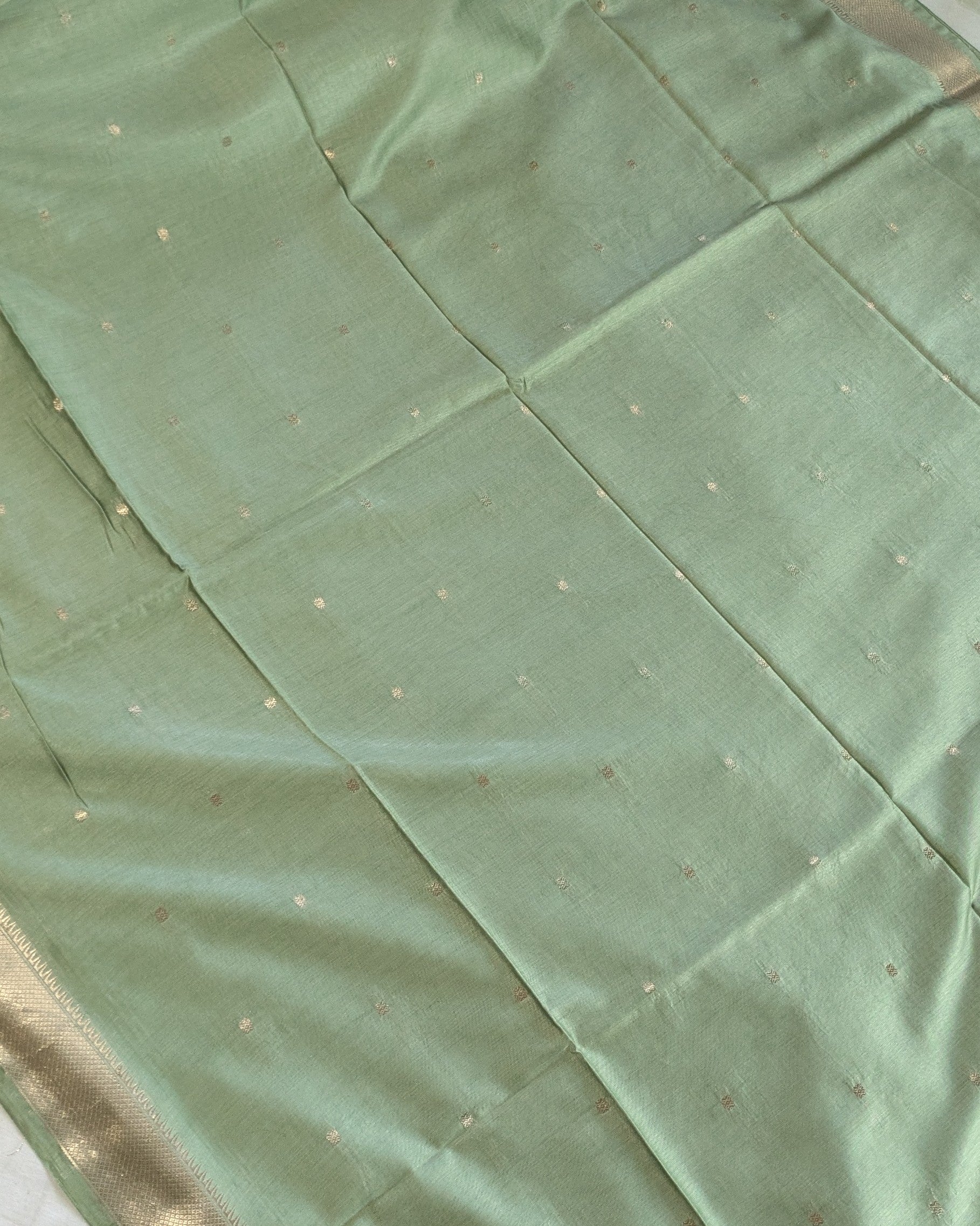 Fancy Maheswari Silk Sari with Blouse Piece (Liva Tag)