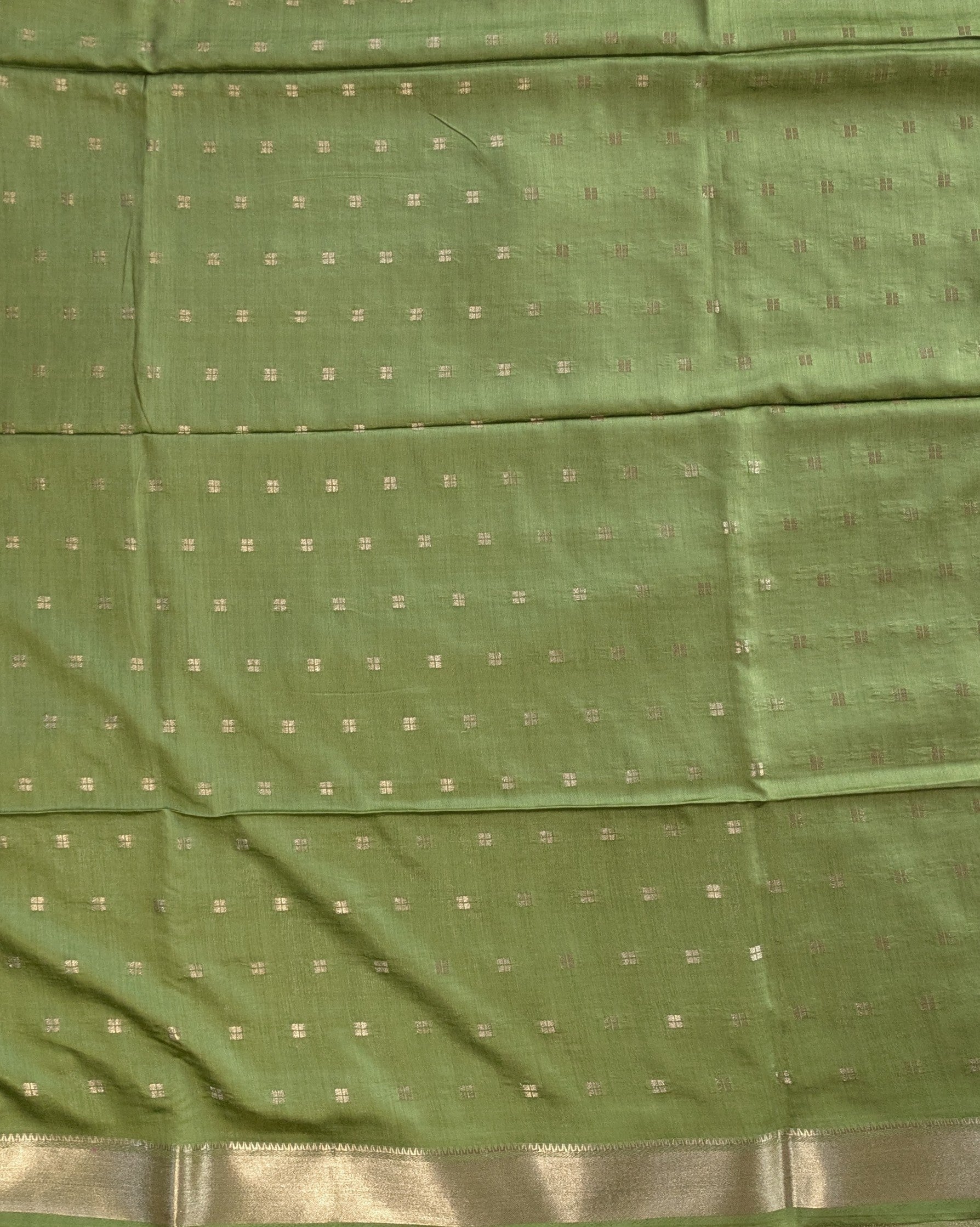 Fancy Maheswari Silk Sari with Blouse Piece (Liva Tag)