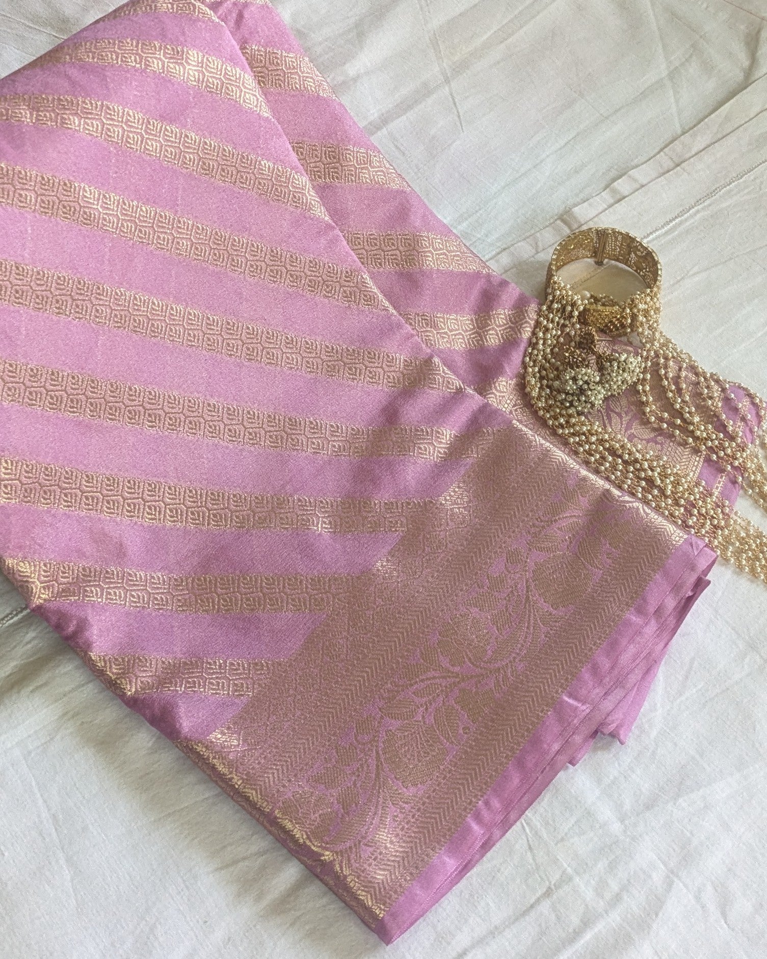 Muga Benarasi Sari Lilac