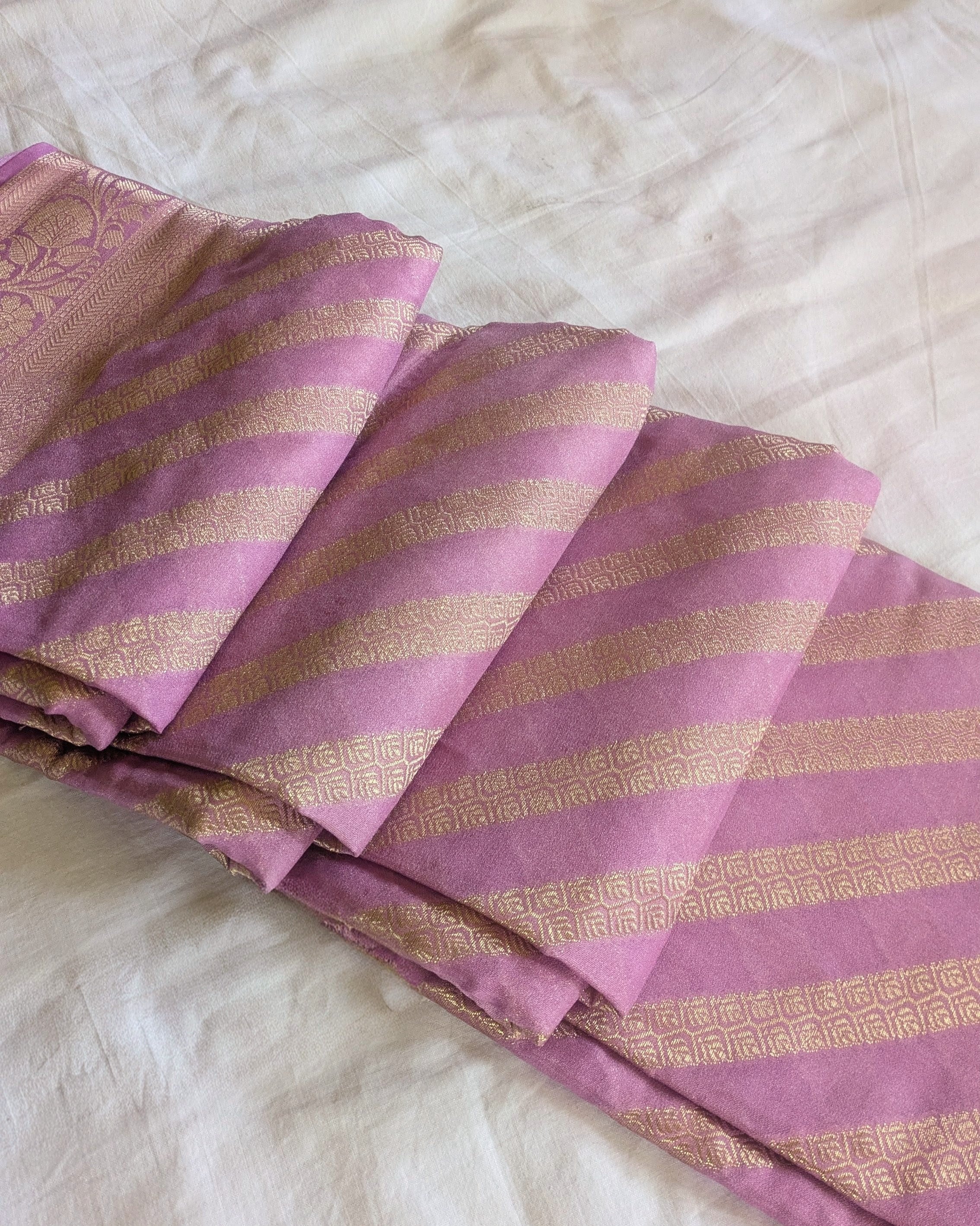 Muga Benarasi Sari Lilac