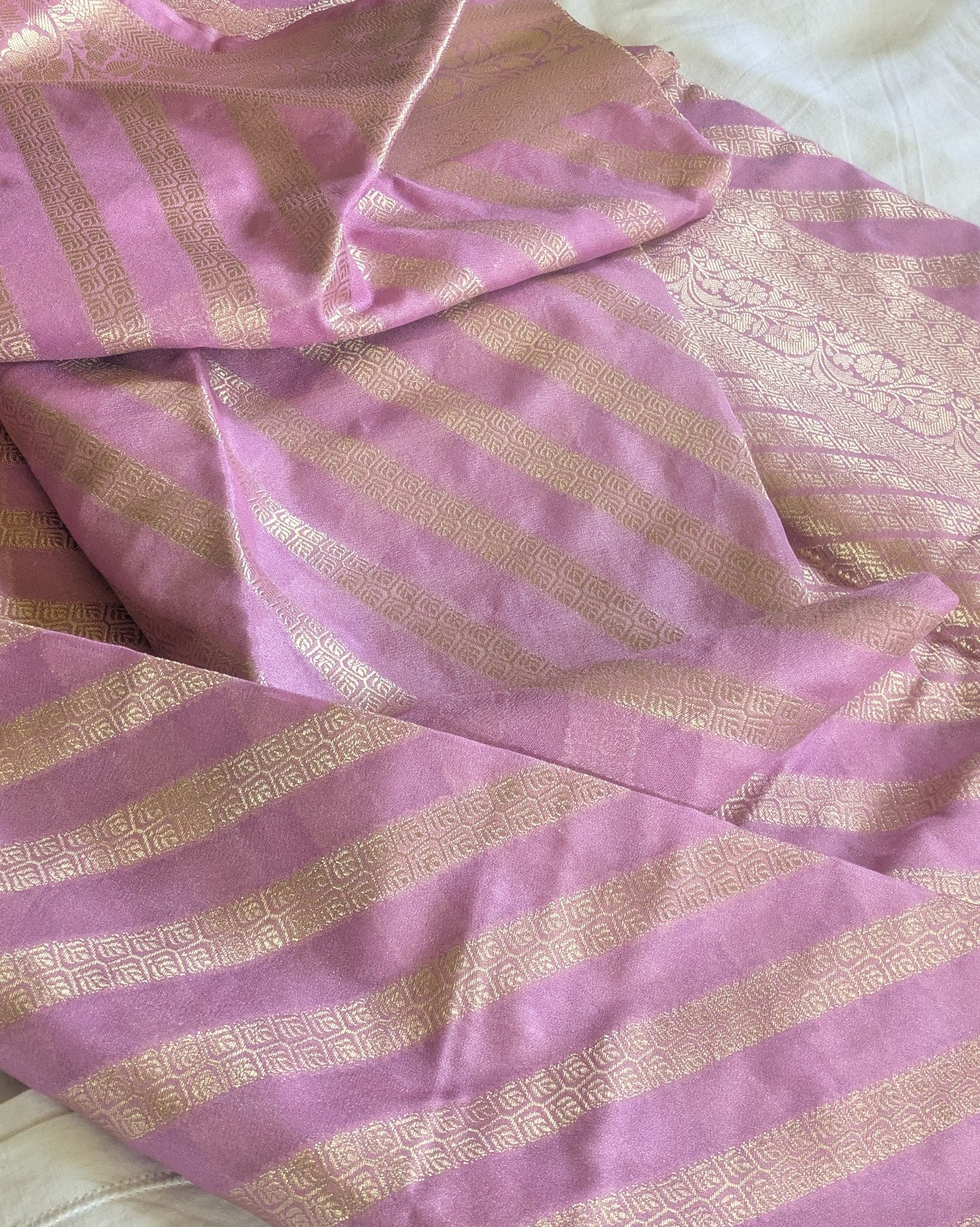 Muga Benarasi Sari Lilac