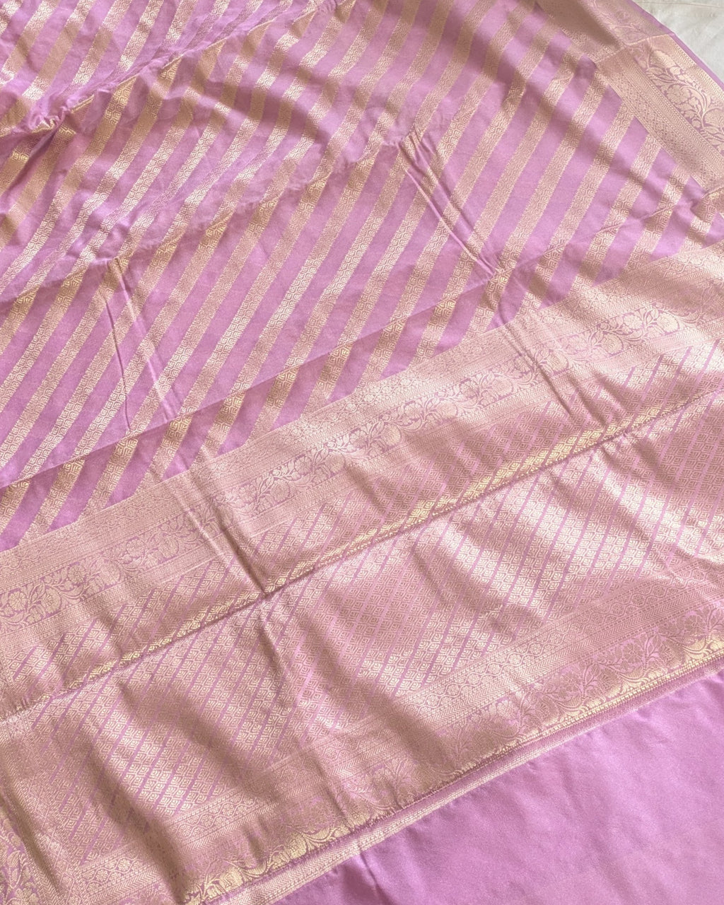 Muga Benarasi Sari Lilac
