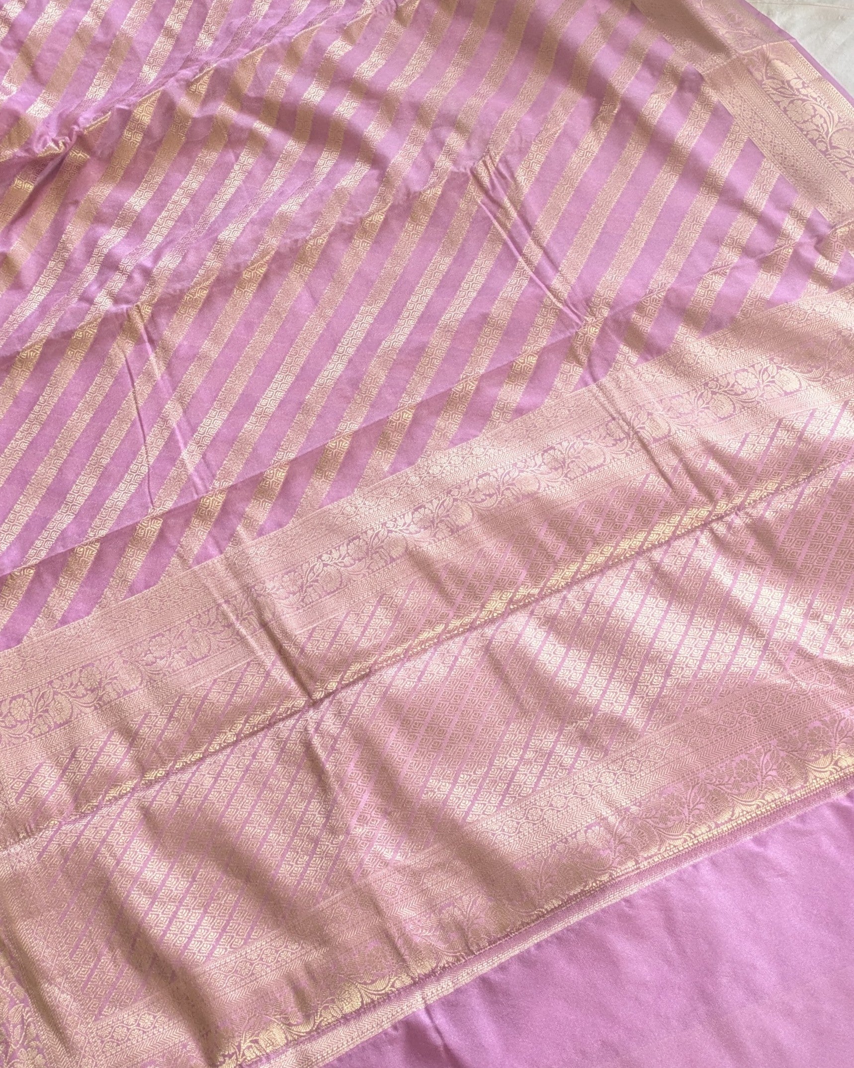 Muga Benarasi Sari Lilac