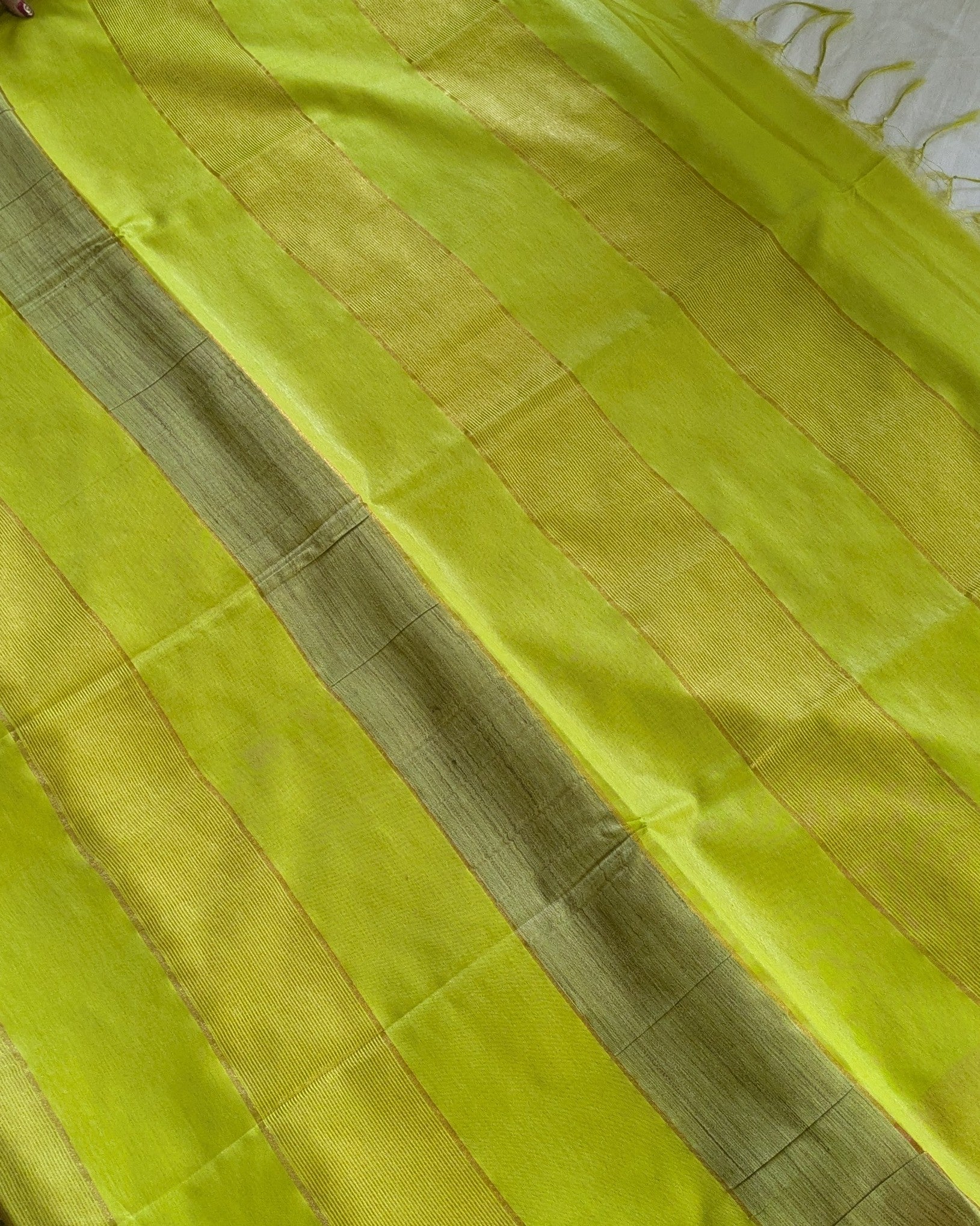 Bhagalpuri Double-Dye Sari with Blouse Piece 1