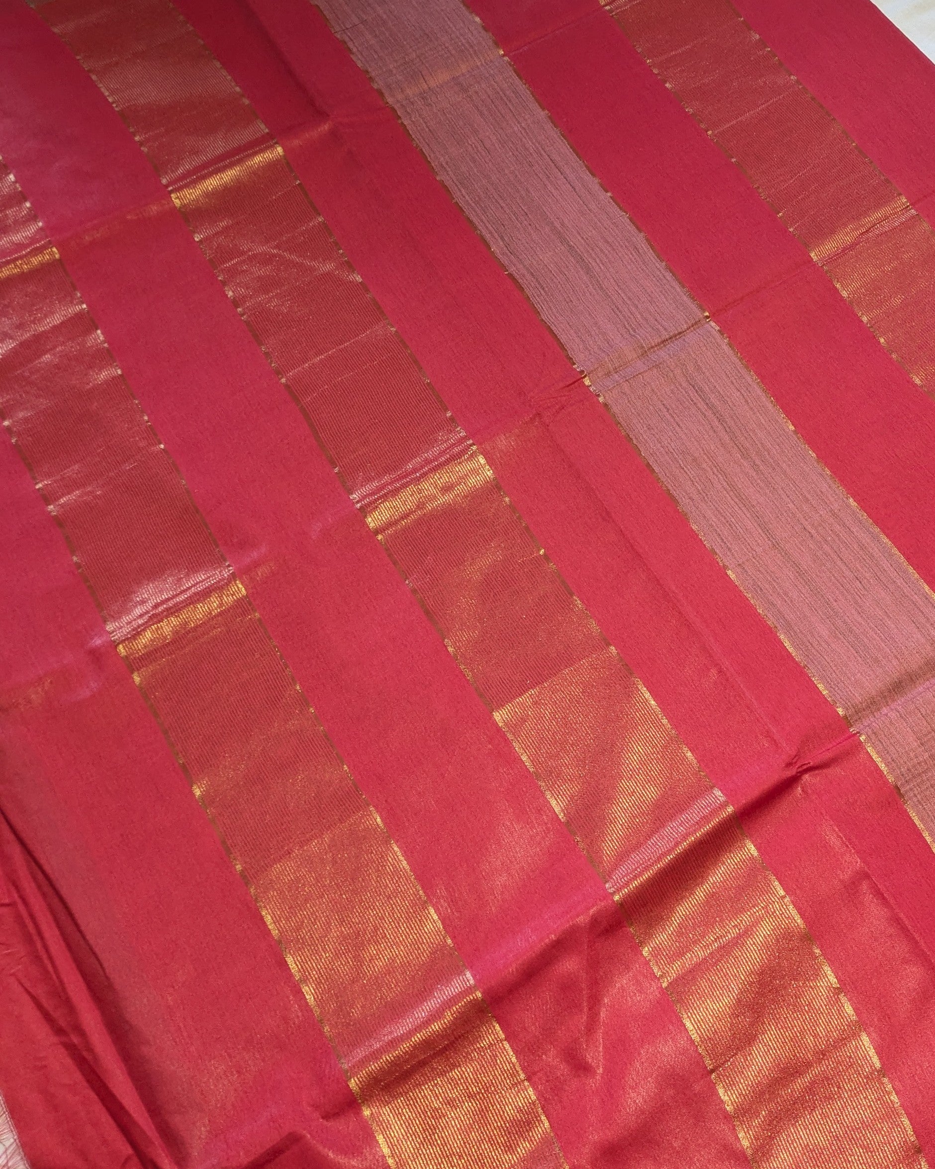Bhagalpuri Double-Dye Sari with Blouse Piece 2