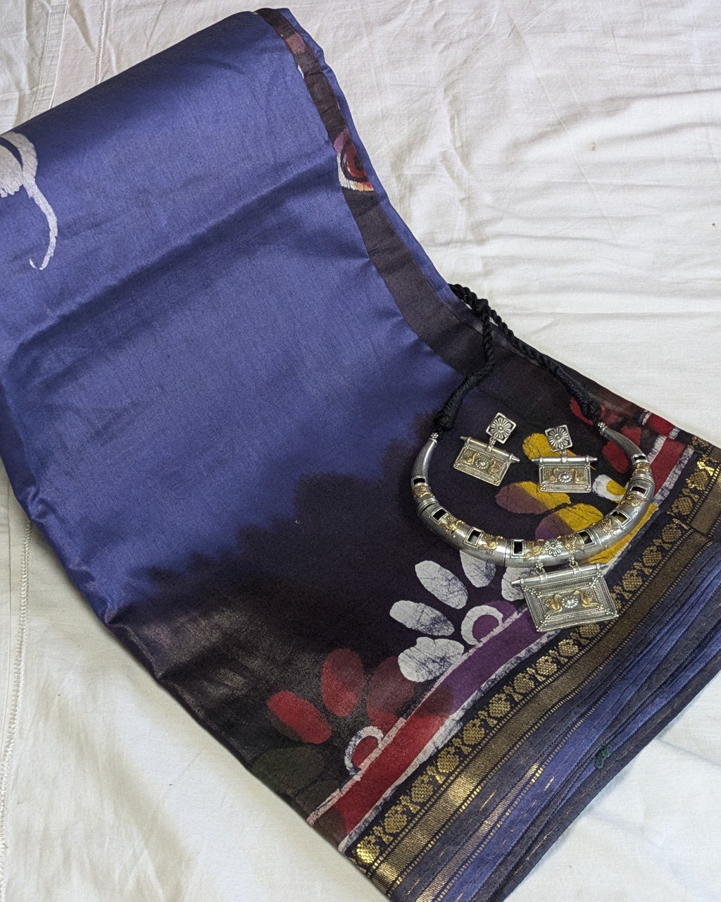 Maheswari Batik Sari Blue
