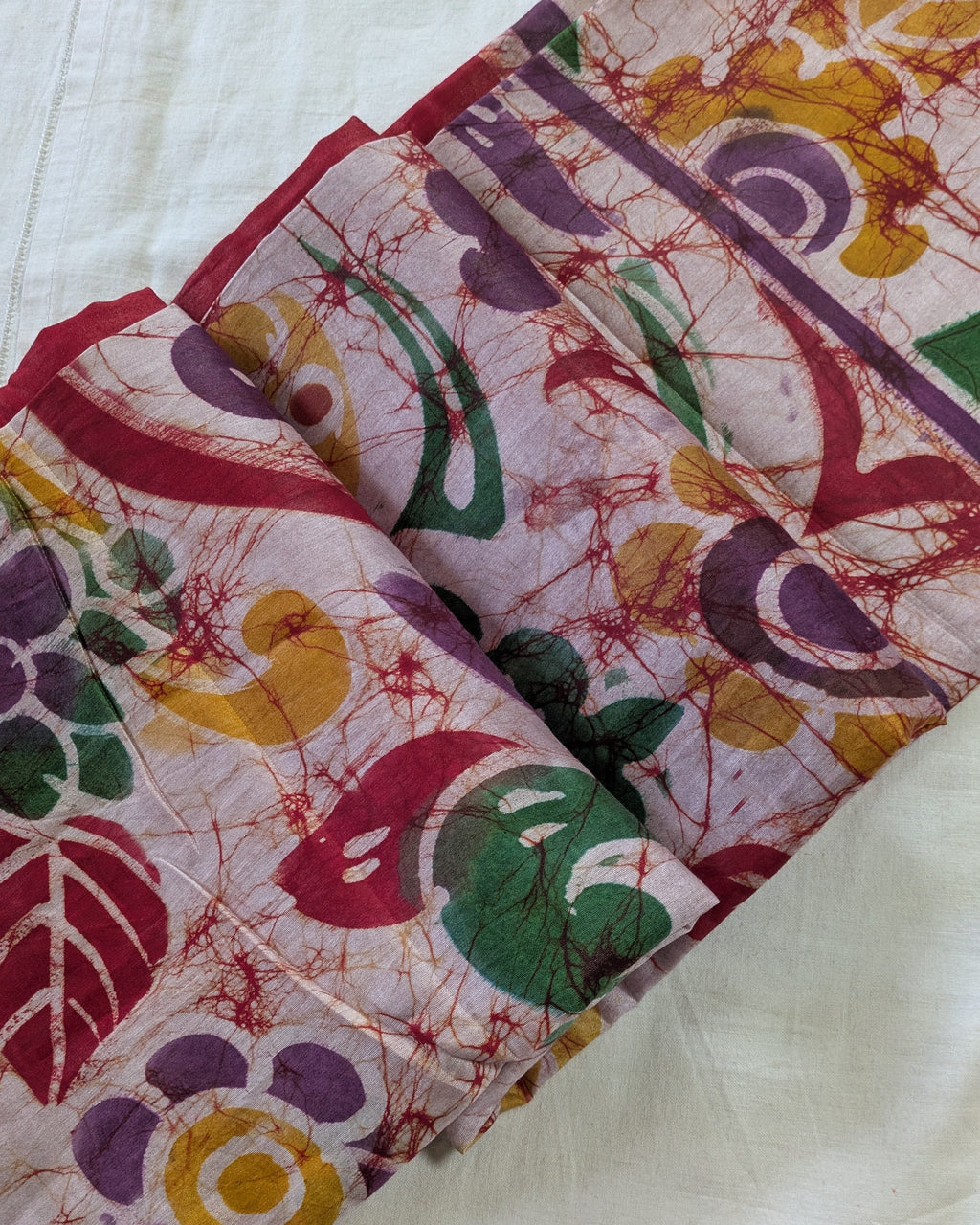 Maheswari Batik Sari Red