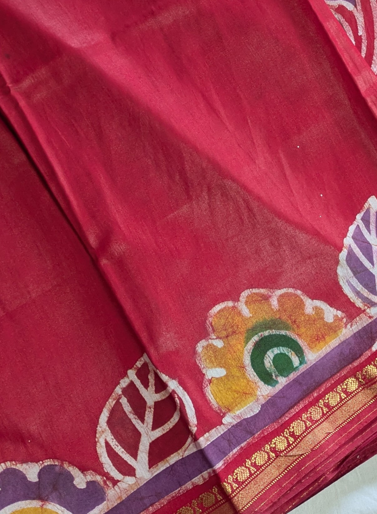 Maheswari Batik Sari Red