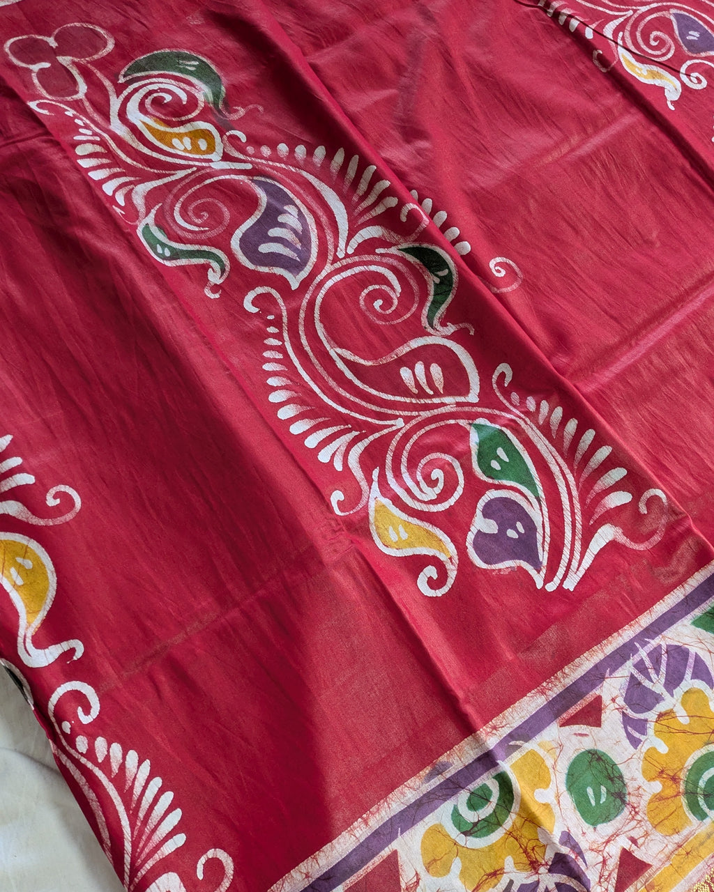Maheswari Batik Sari Red