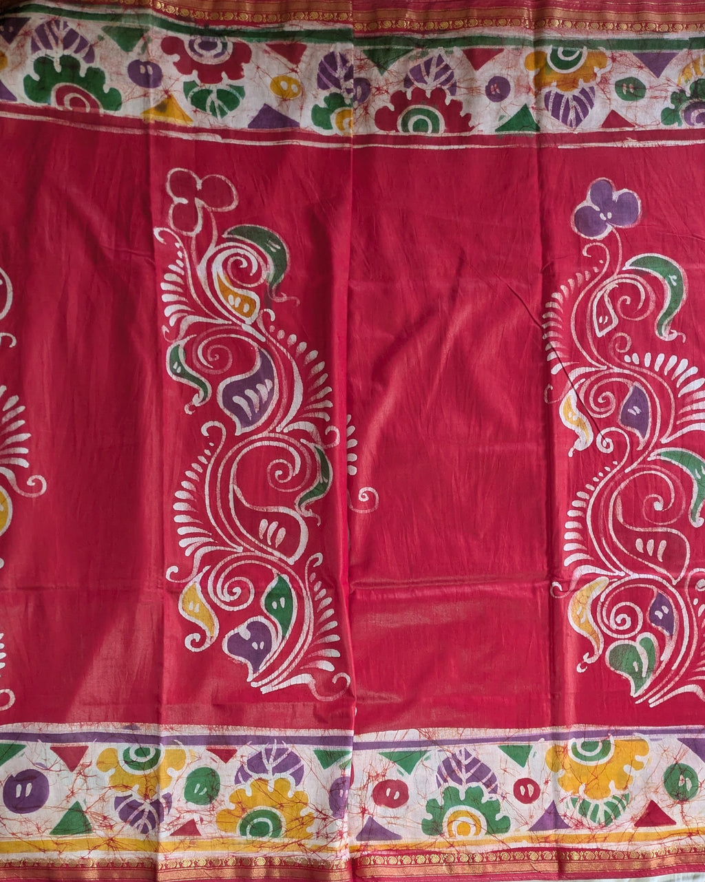 Maheswari Batik Sari Red