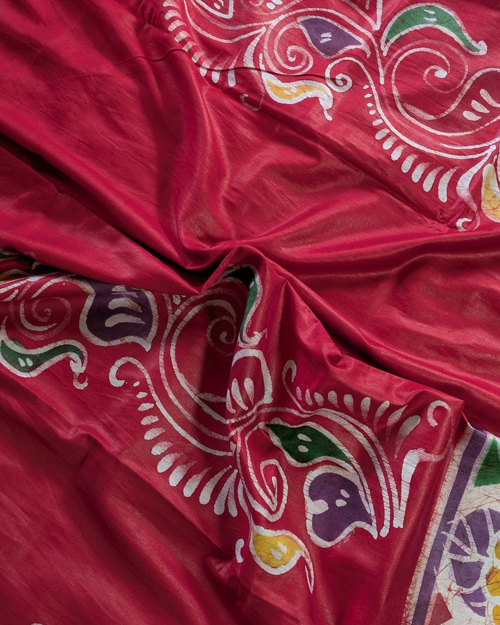 Maheswari Batik Sari Red