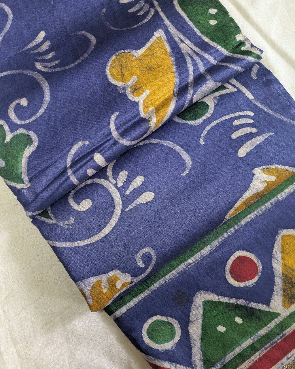Maheswari Batik Sari Denim Blue