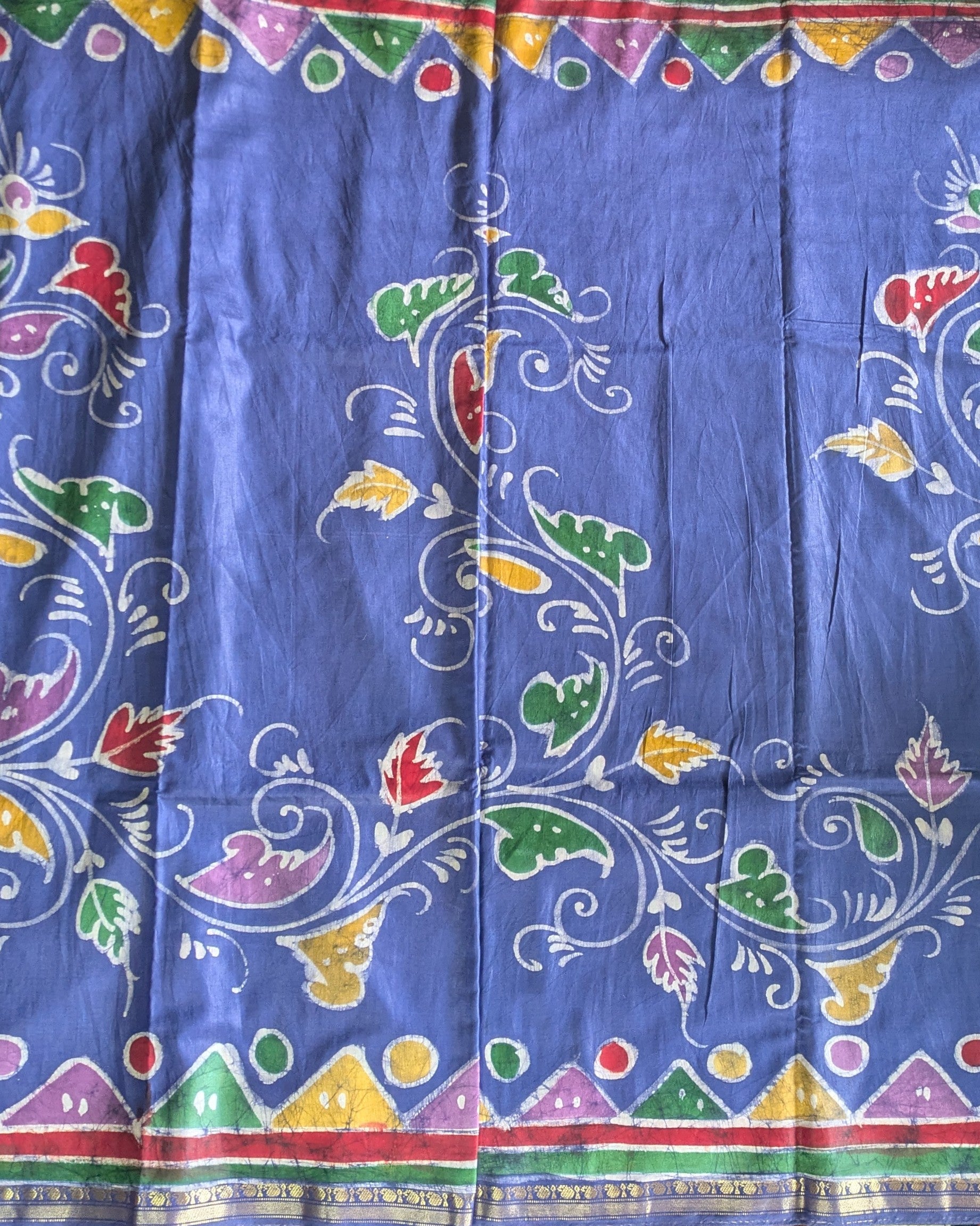 Maheswari Batik Sari Denim Blue