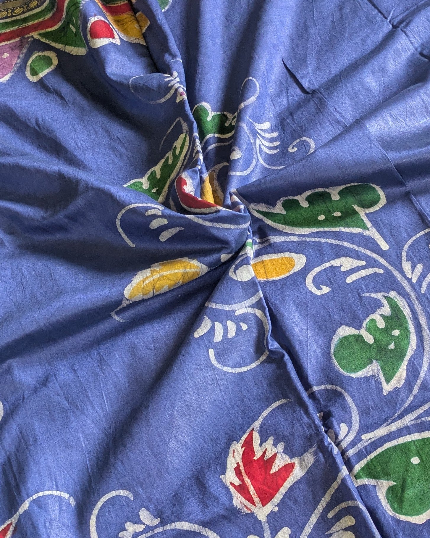 Maheswari Batik Sari Denim Blue