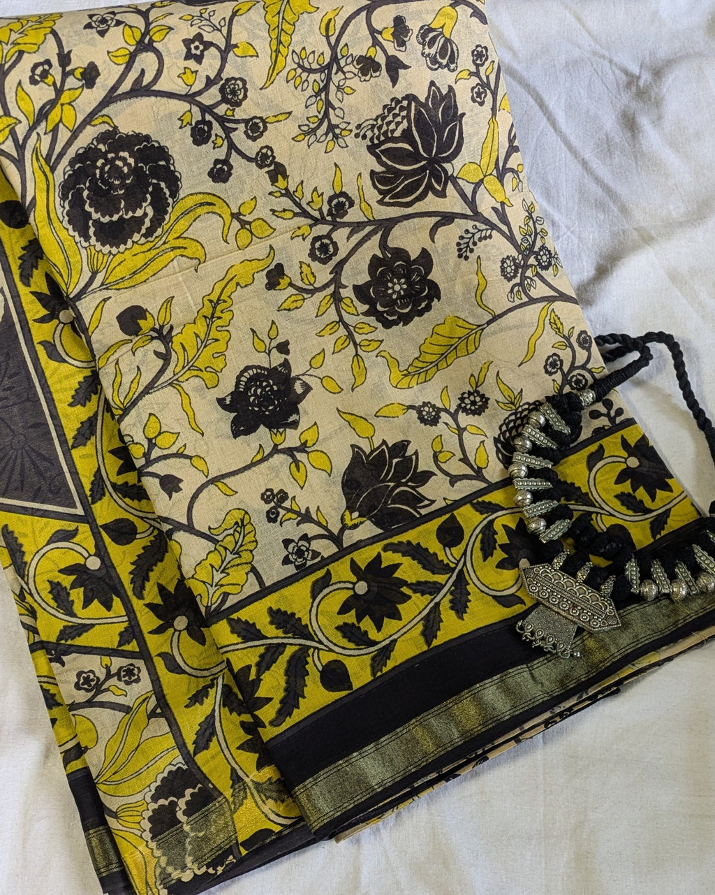 Jaypuri Cotton Sari with Blouse Piece 4