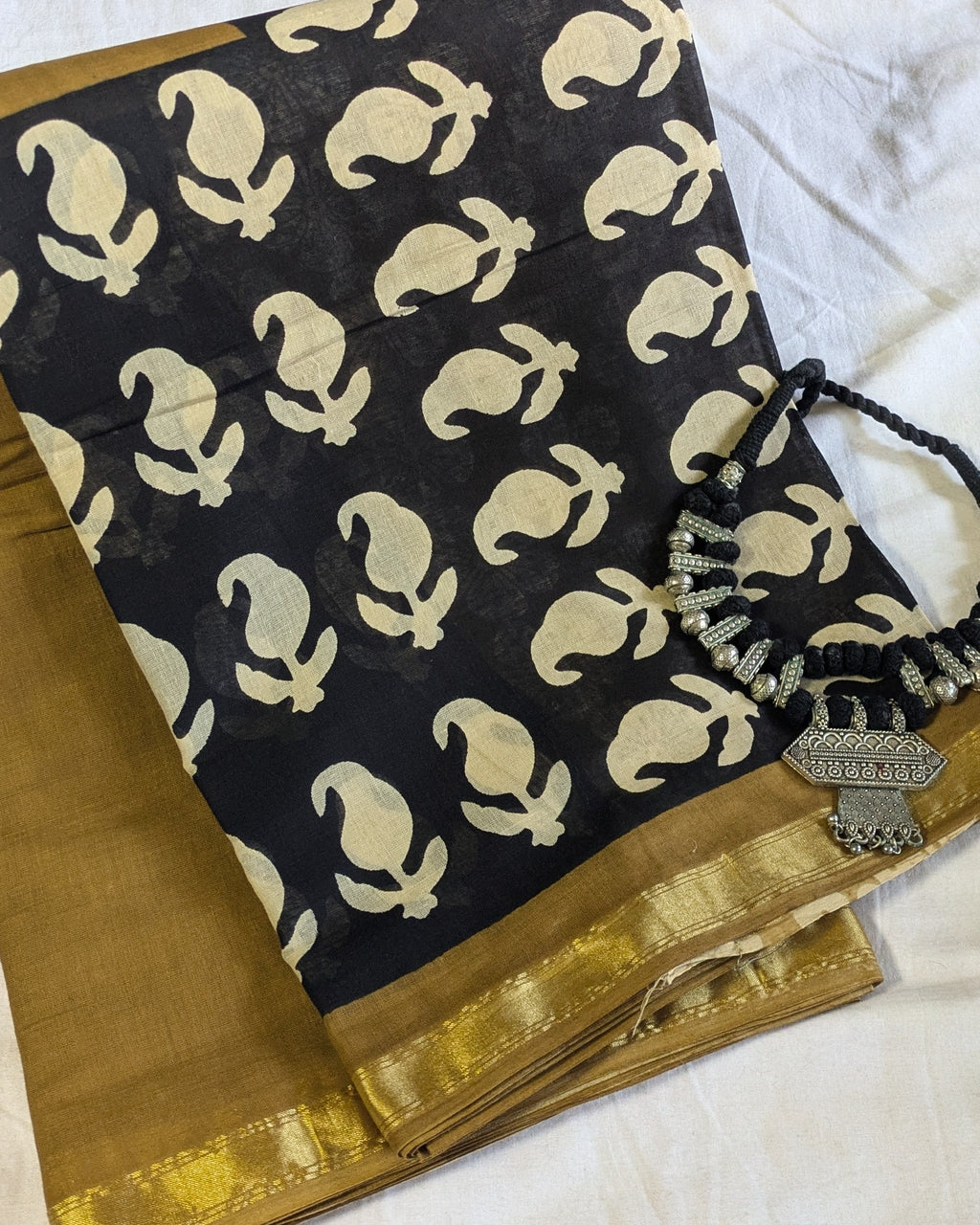 Jaypuri Cotton Sari with Blouse Piece 3