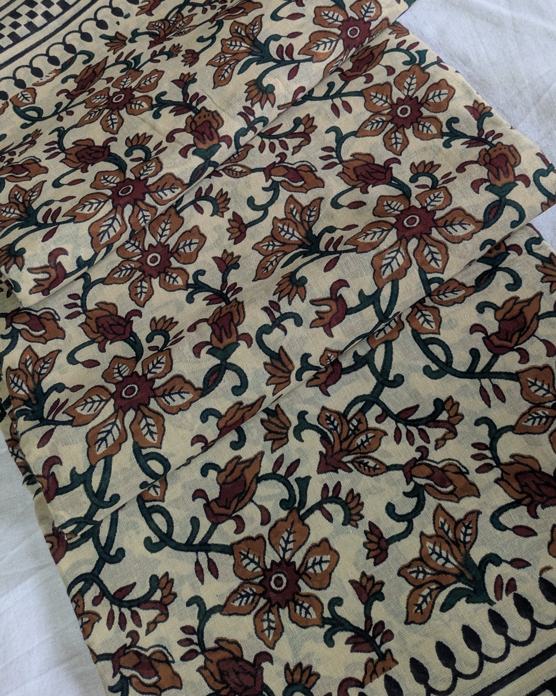Jaypuri Cotton Sari with Blouse Piece 1