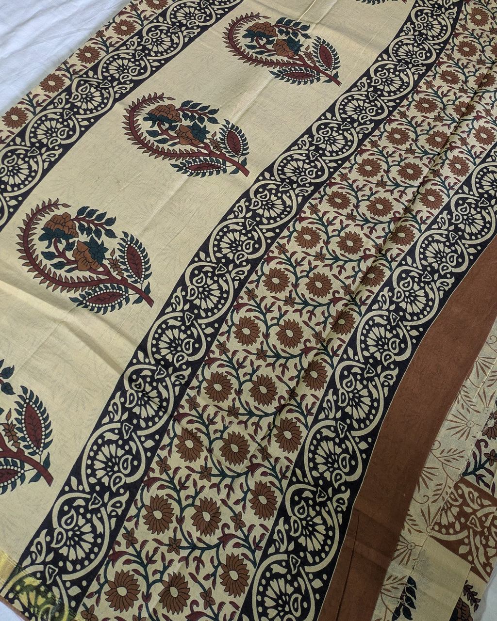 Jaypuri Cotton Sari with Blouse Piece 2