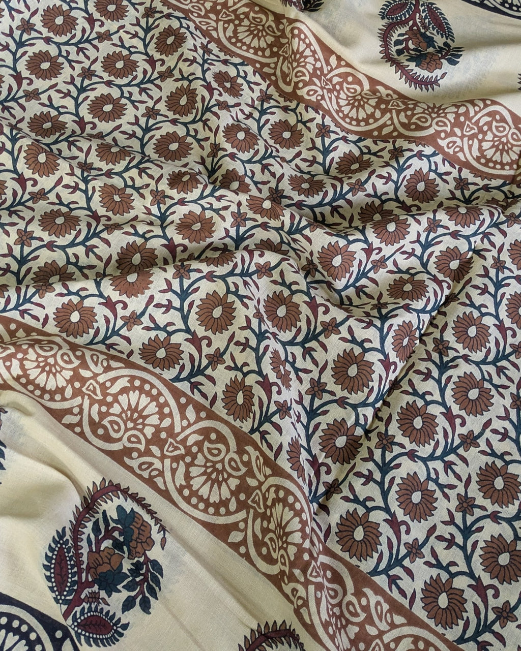 Jaypuri Cotton Sari with Blouse Piece 2
