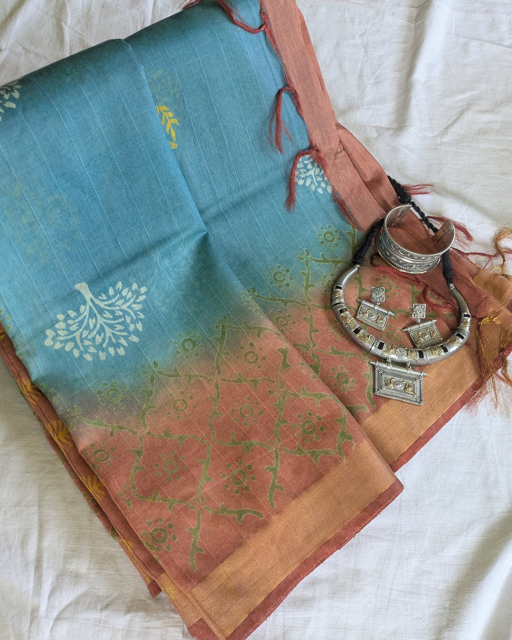 Bhagalpuri Katan Sari Firoza