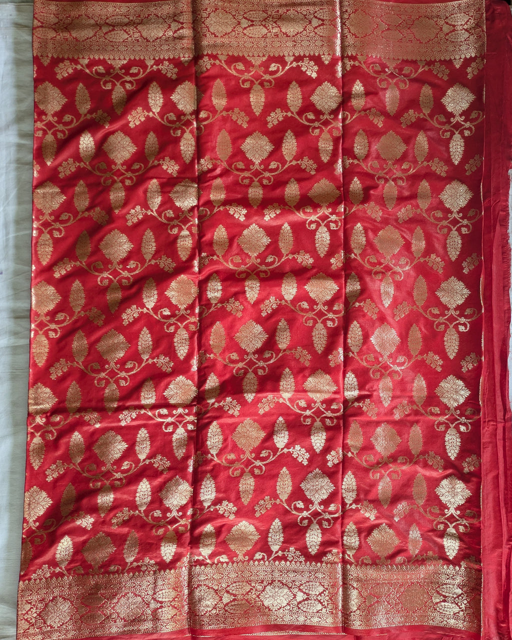 Bhagalpuri Katan Benarasi Sari Red