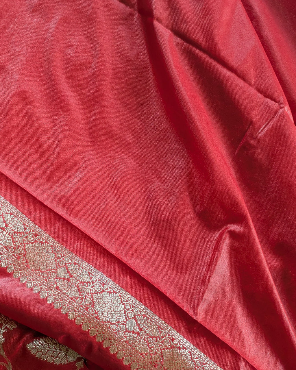Bhagalpuri Katan Benarasi Sari Red