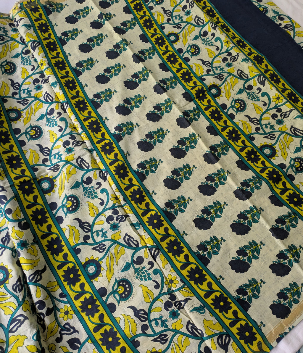 Jaypuri Cotton Sari with Blouse Piece 4