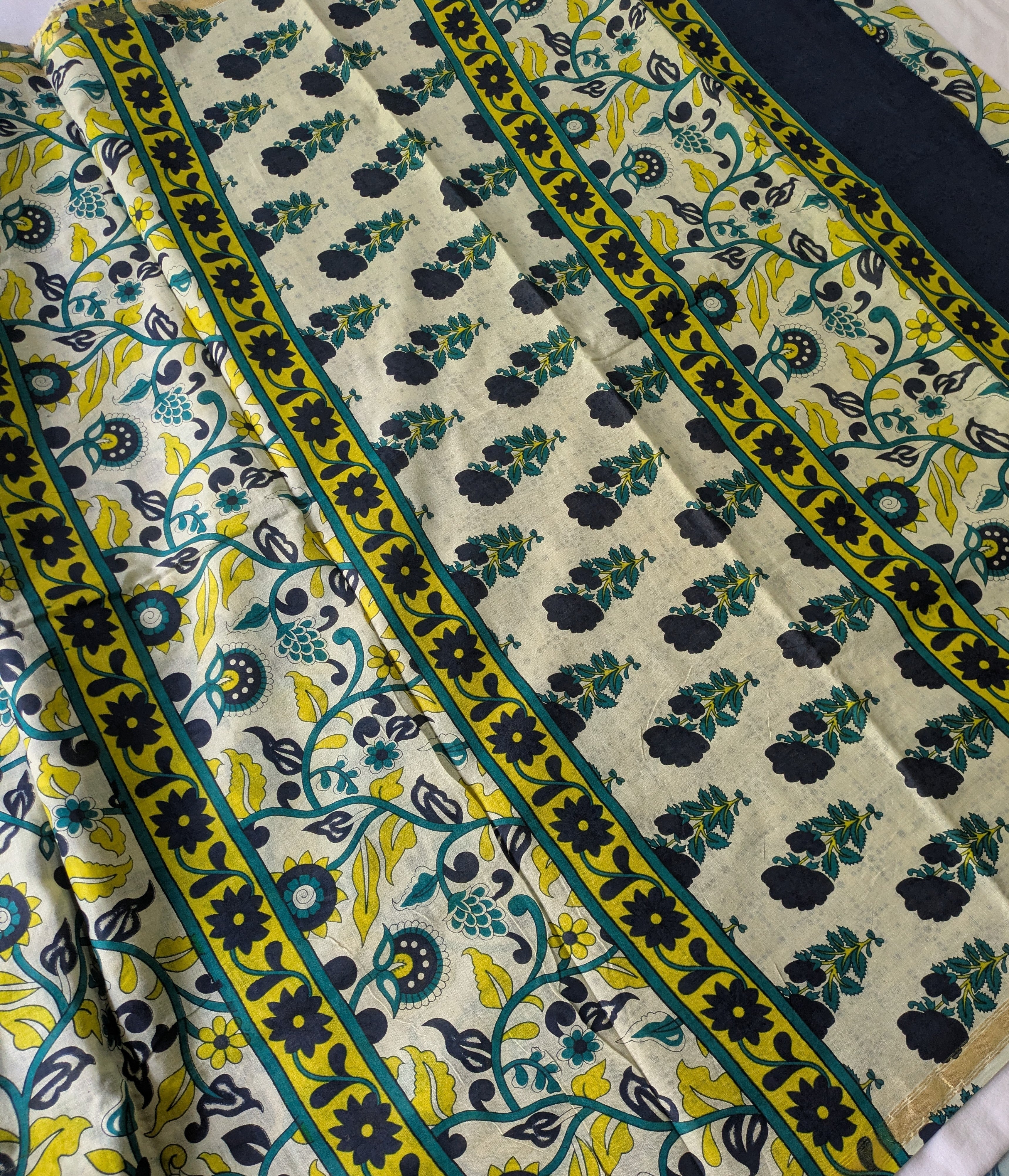 Jaypuri Cotton Sari with Blouse Piece 4