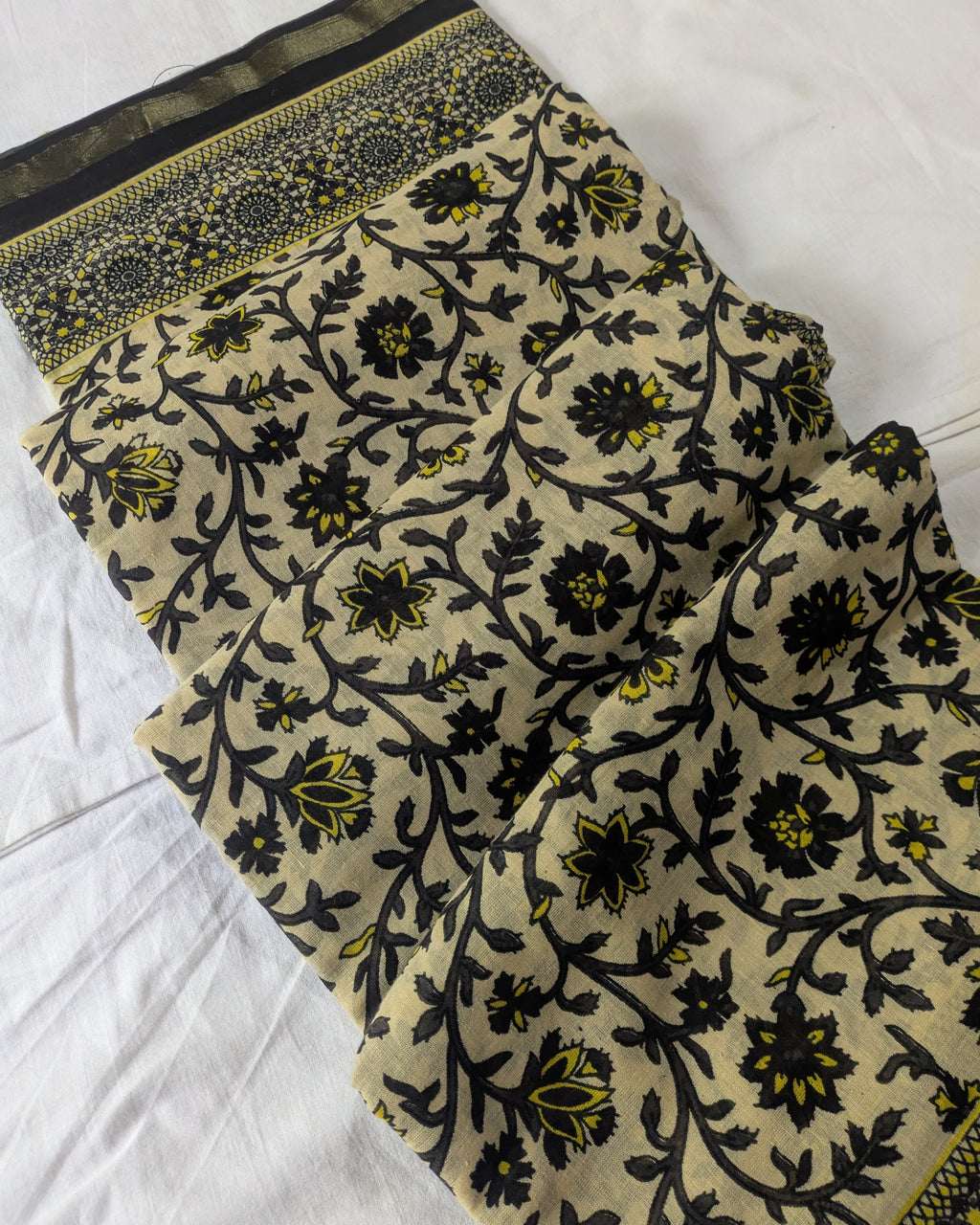 Jaypuri Cotton Sari with Blouse Piece 5