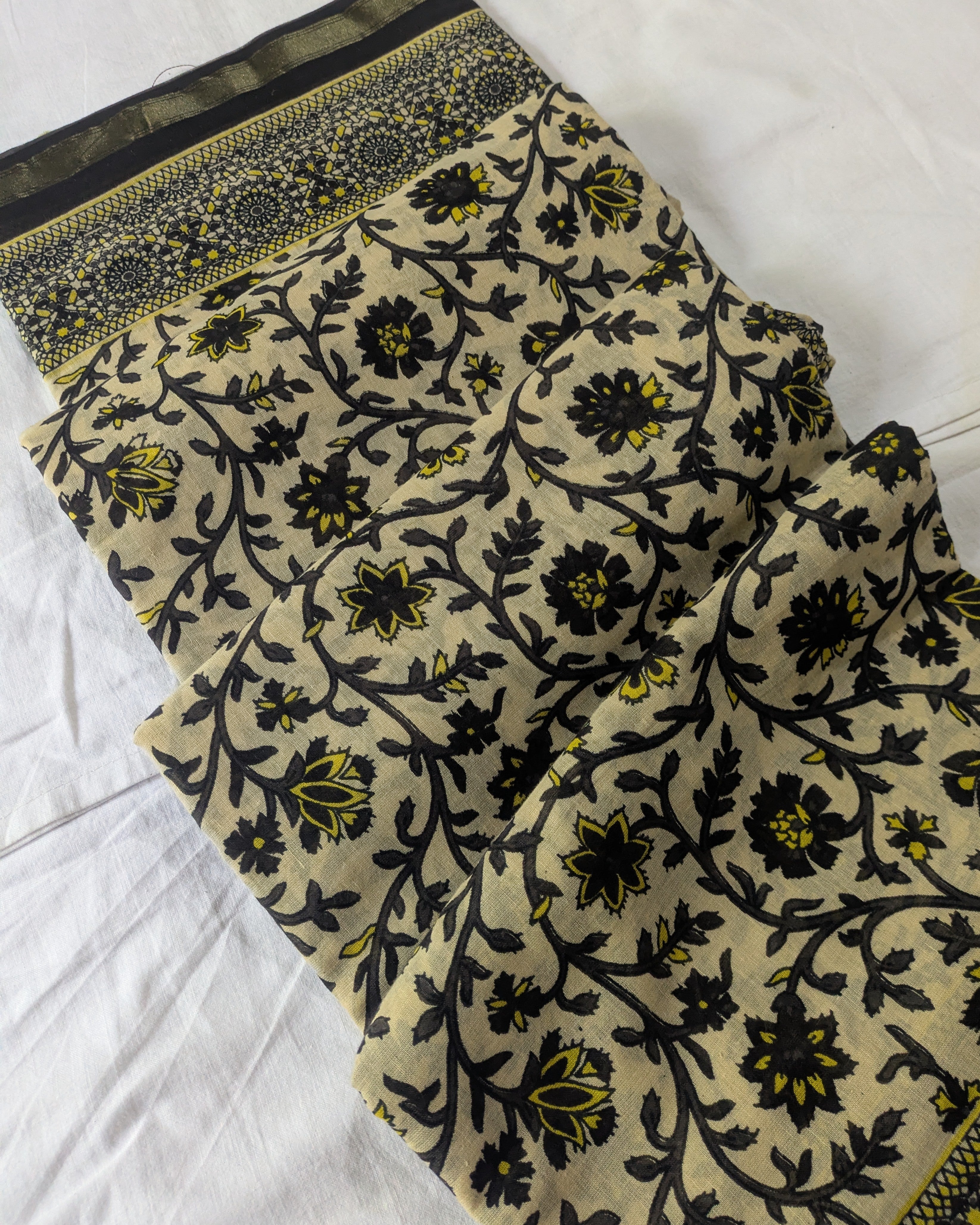 Jaypuri Cotton Sari with Blouse Piece 5