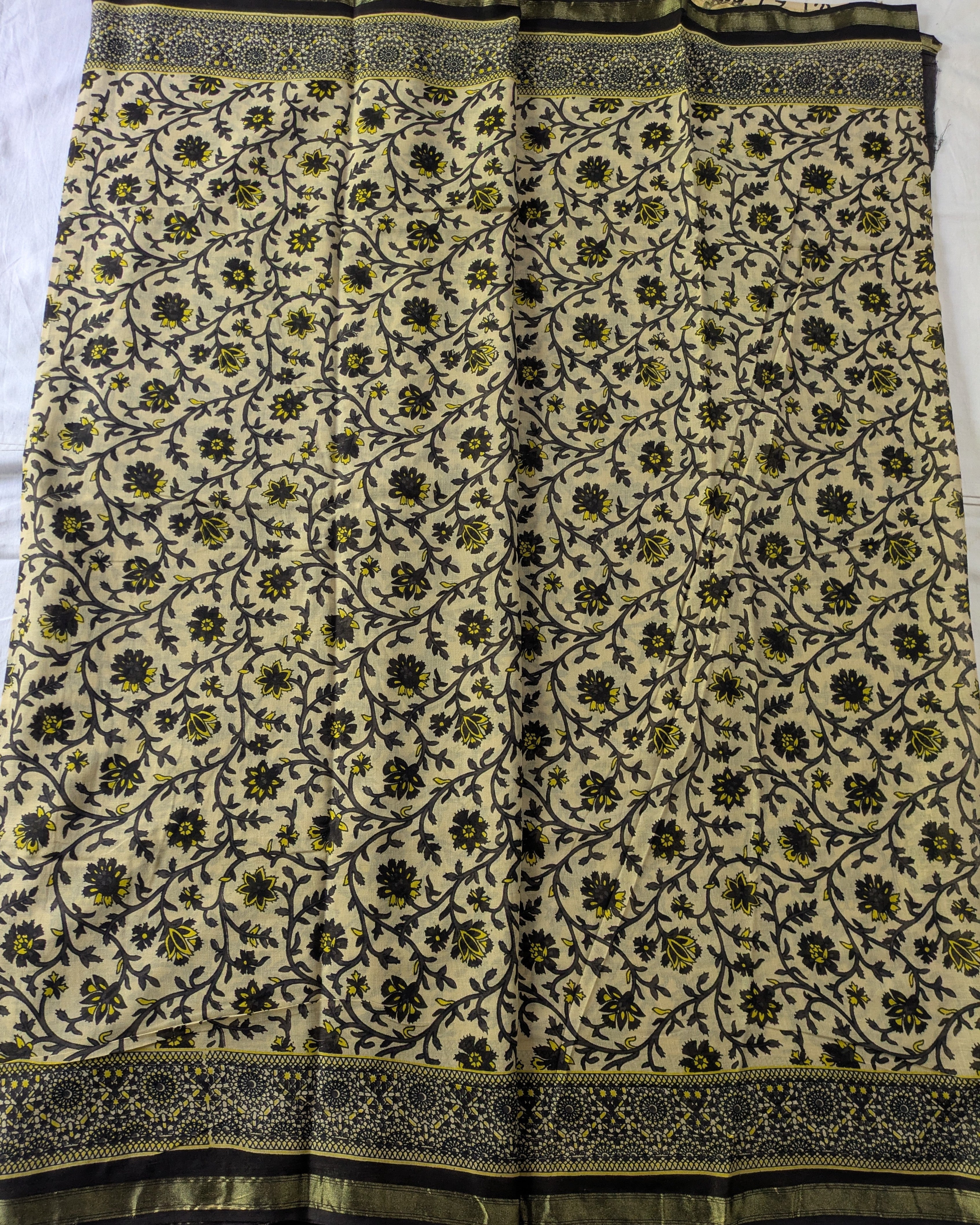 Jaypuri Cotton Sari with Blouse Piece 5