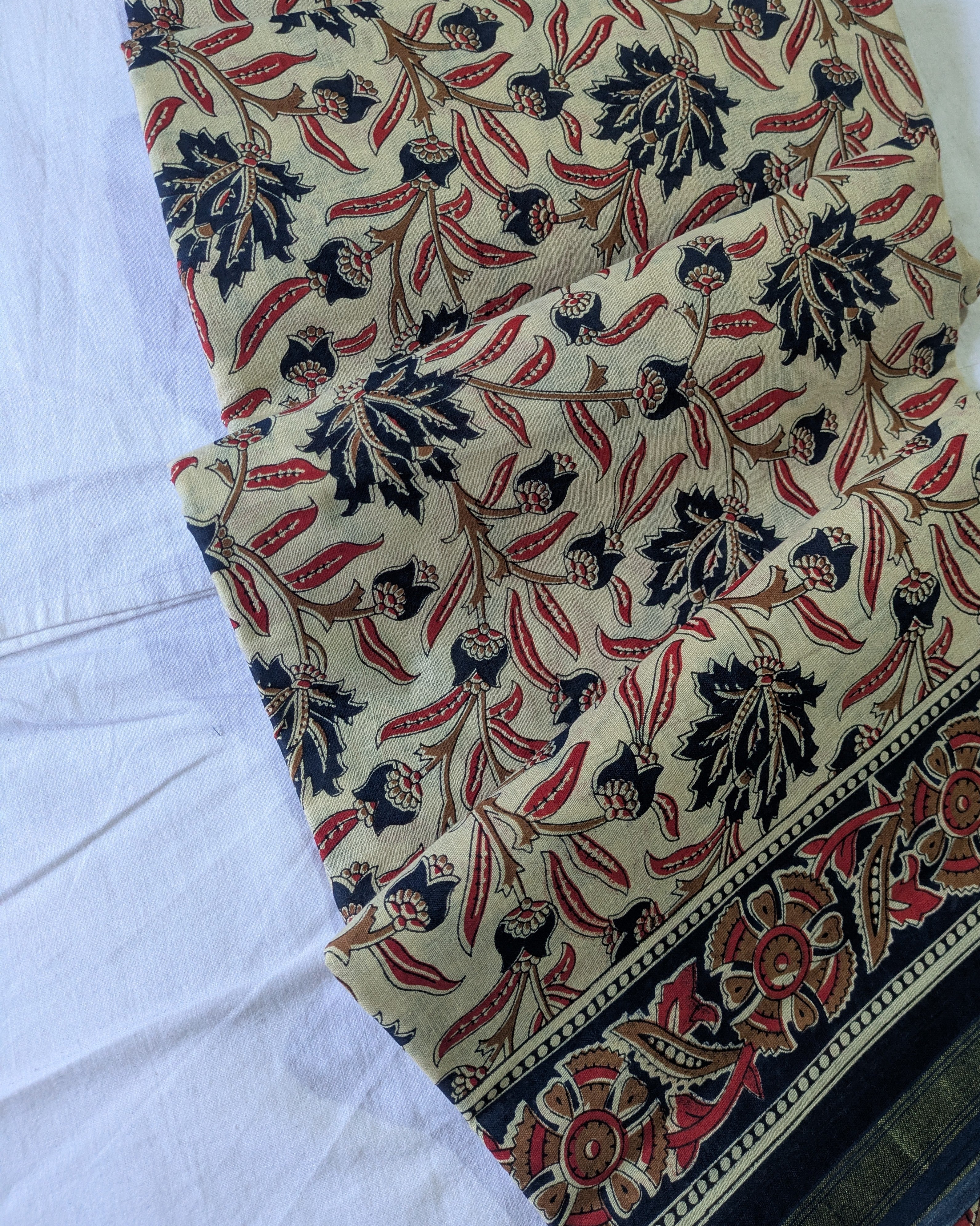 Jaypuri Cotton Sari with Blouse Piece 6