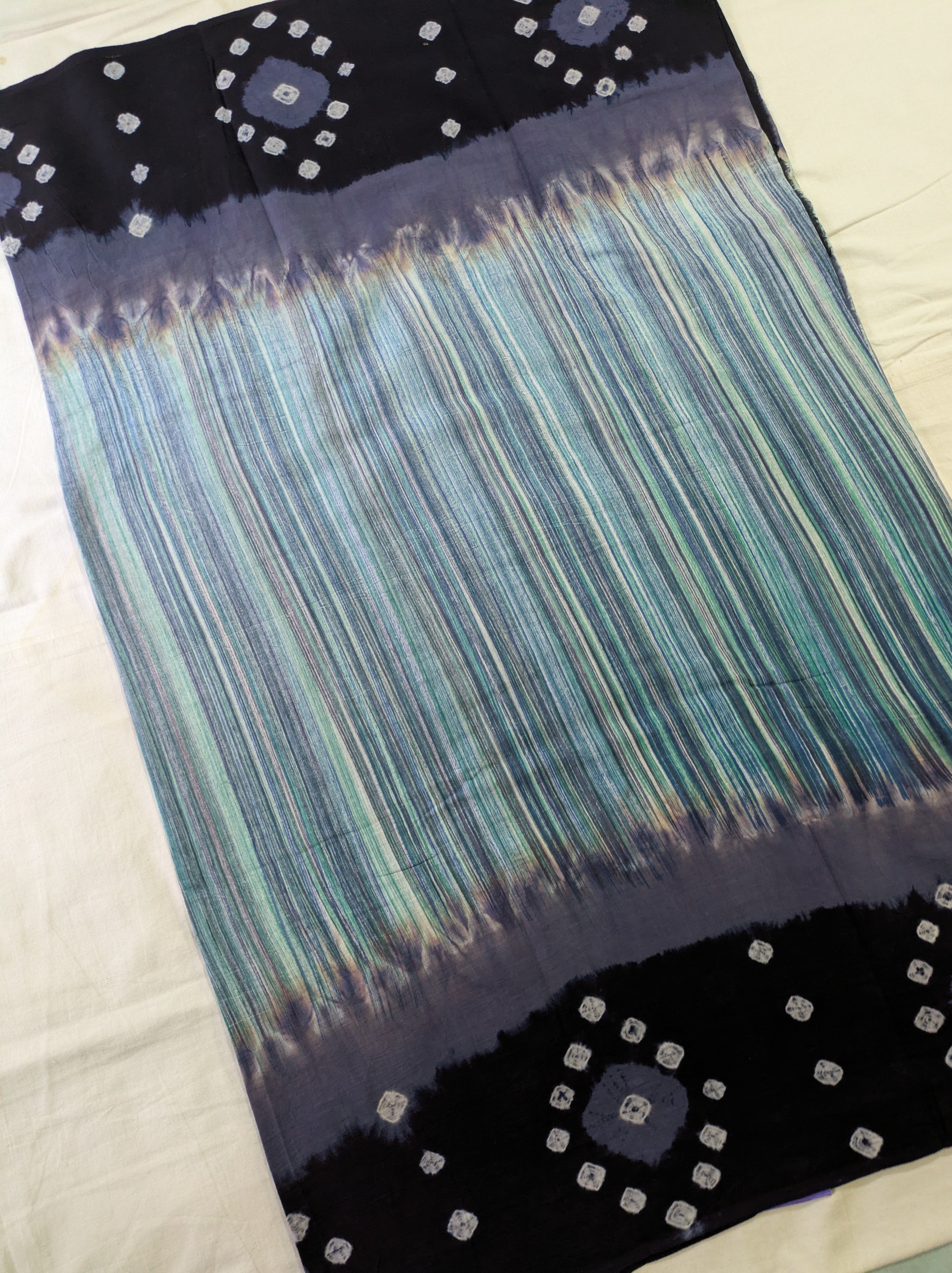Cotton Bandhni Print Sari 3