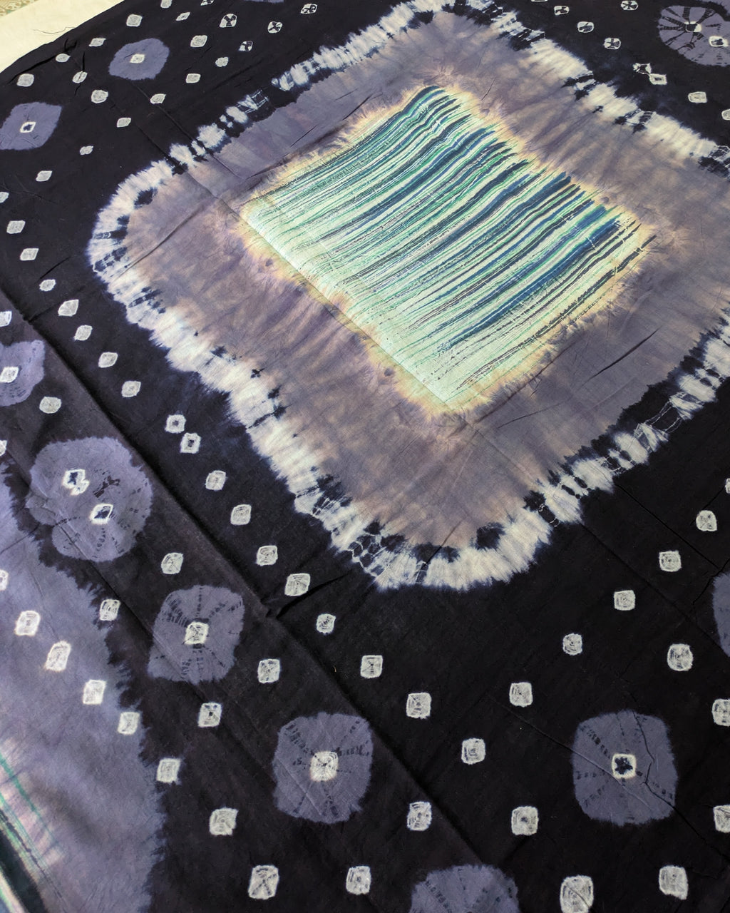 Cotton Bandhni Print Sari 3