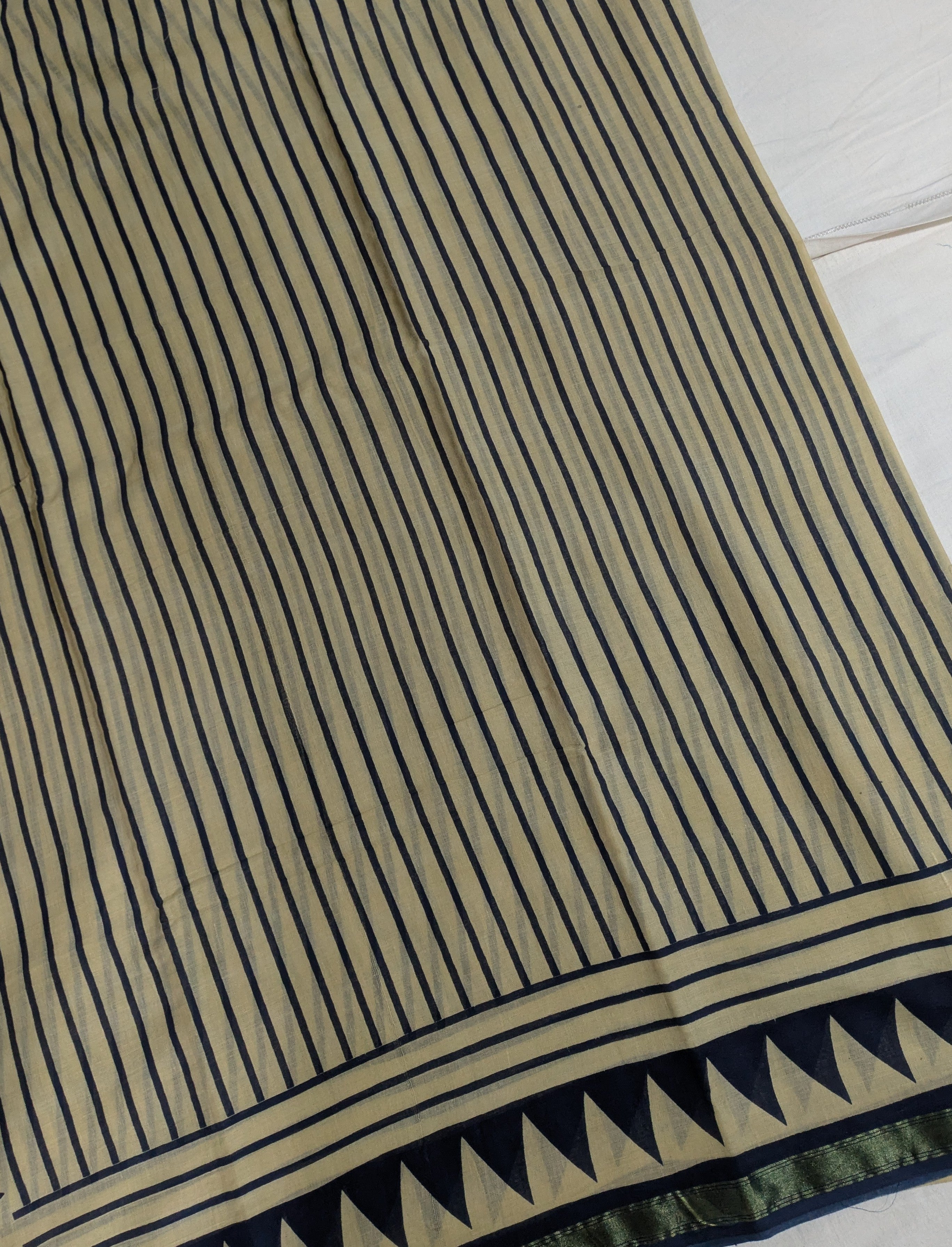 Jaypuri Cotton Sari Stripe