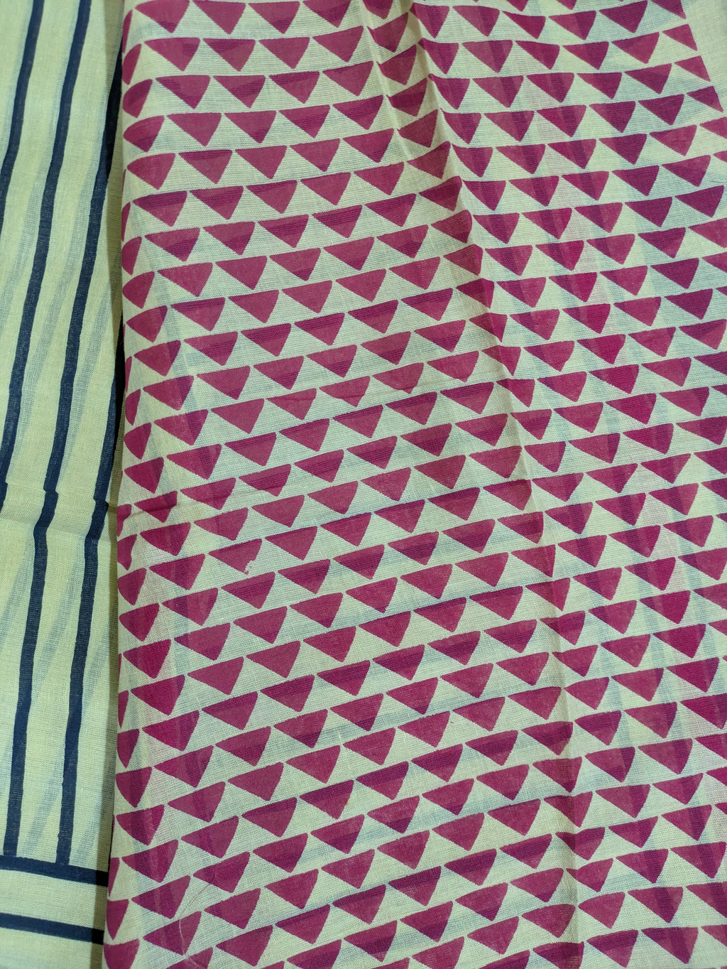 Jaypuri Cotton Sari Stripe
