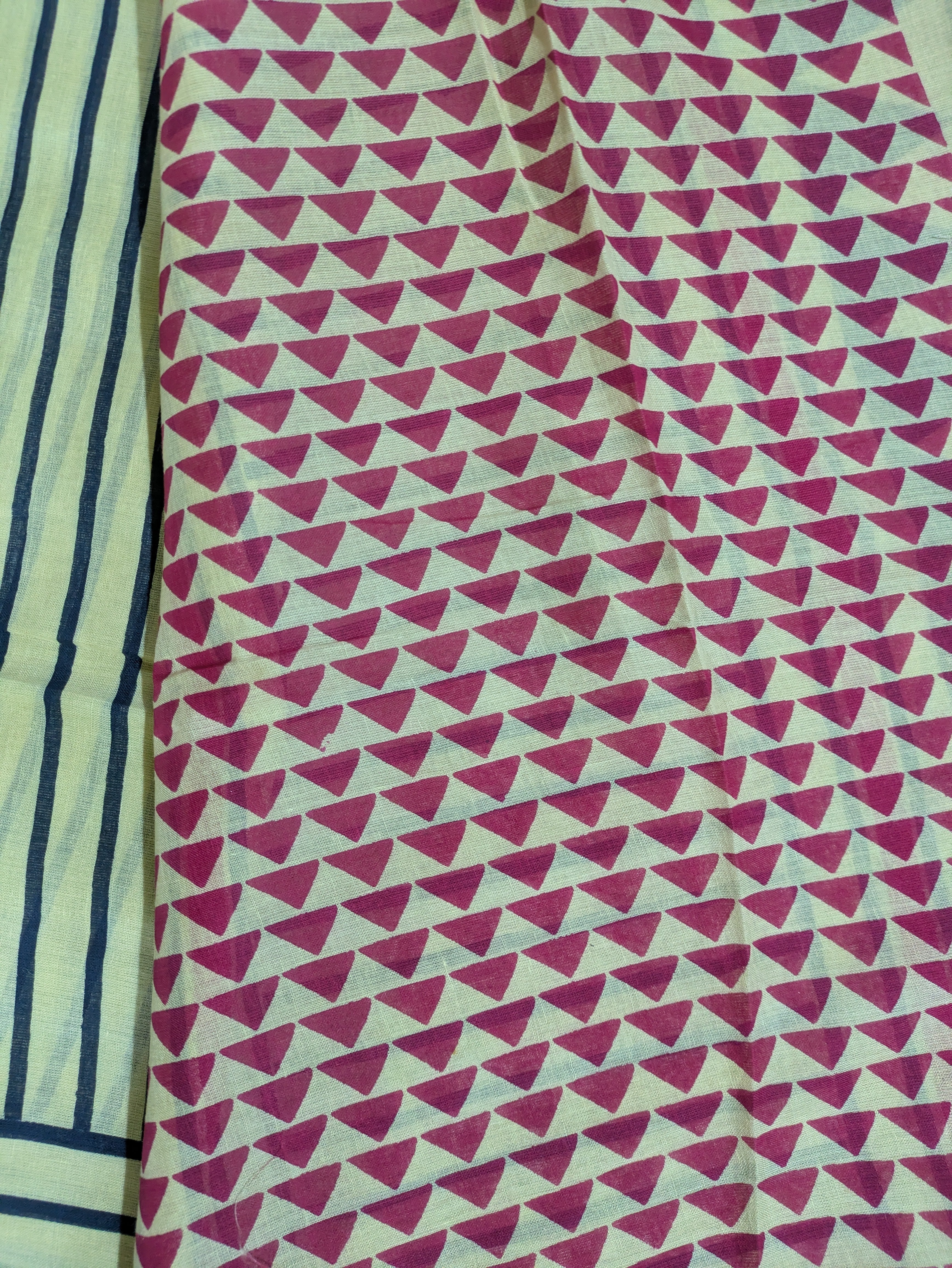 Jaypuri Cotton Sari Stripe