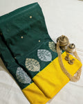 Banarasi Replica Sari Green