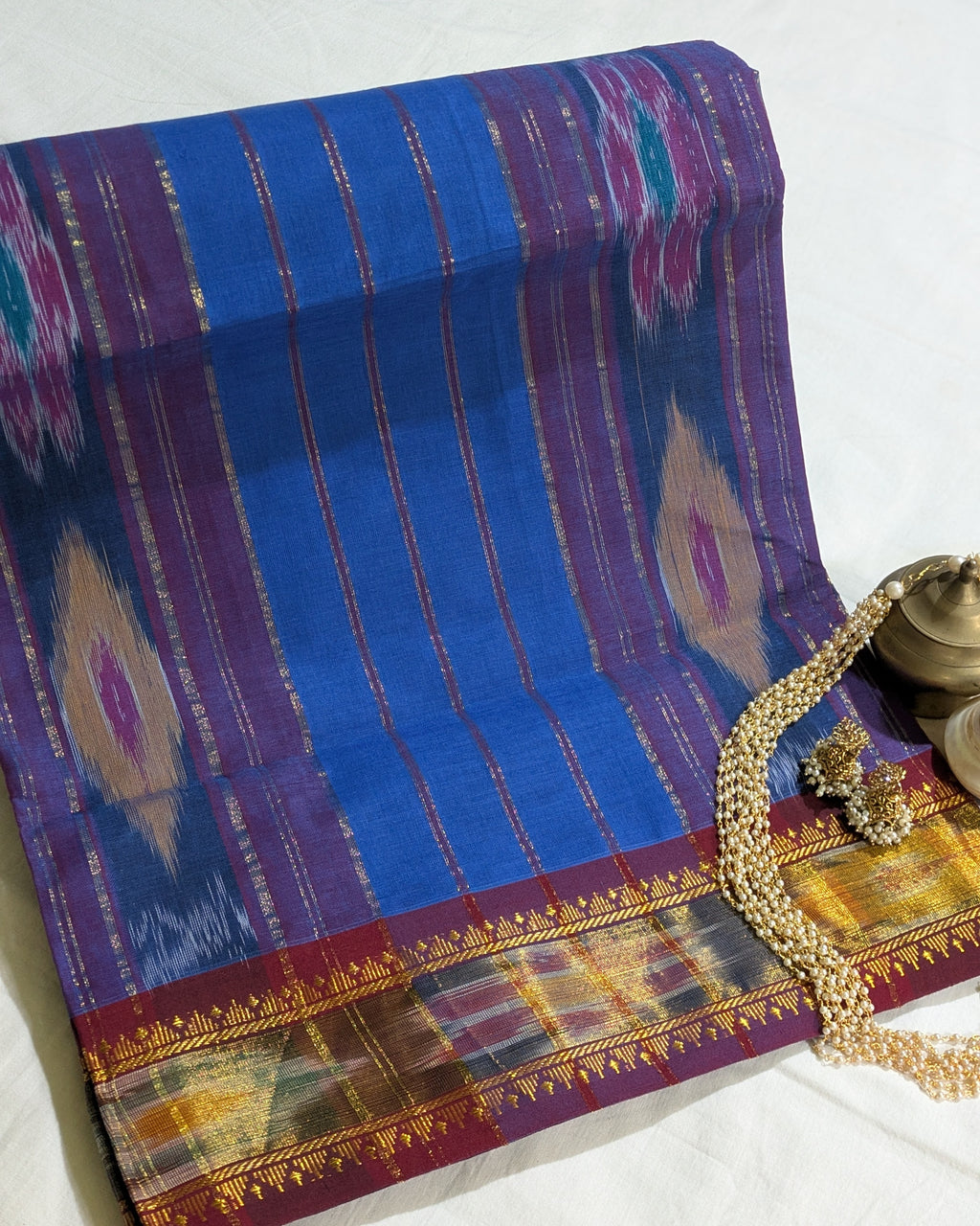 Pachampalli Sari Blue