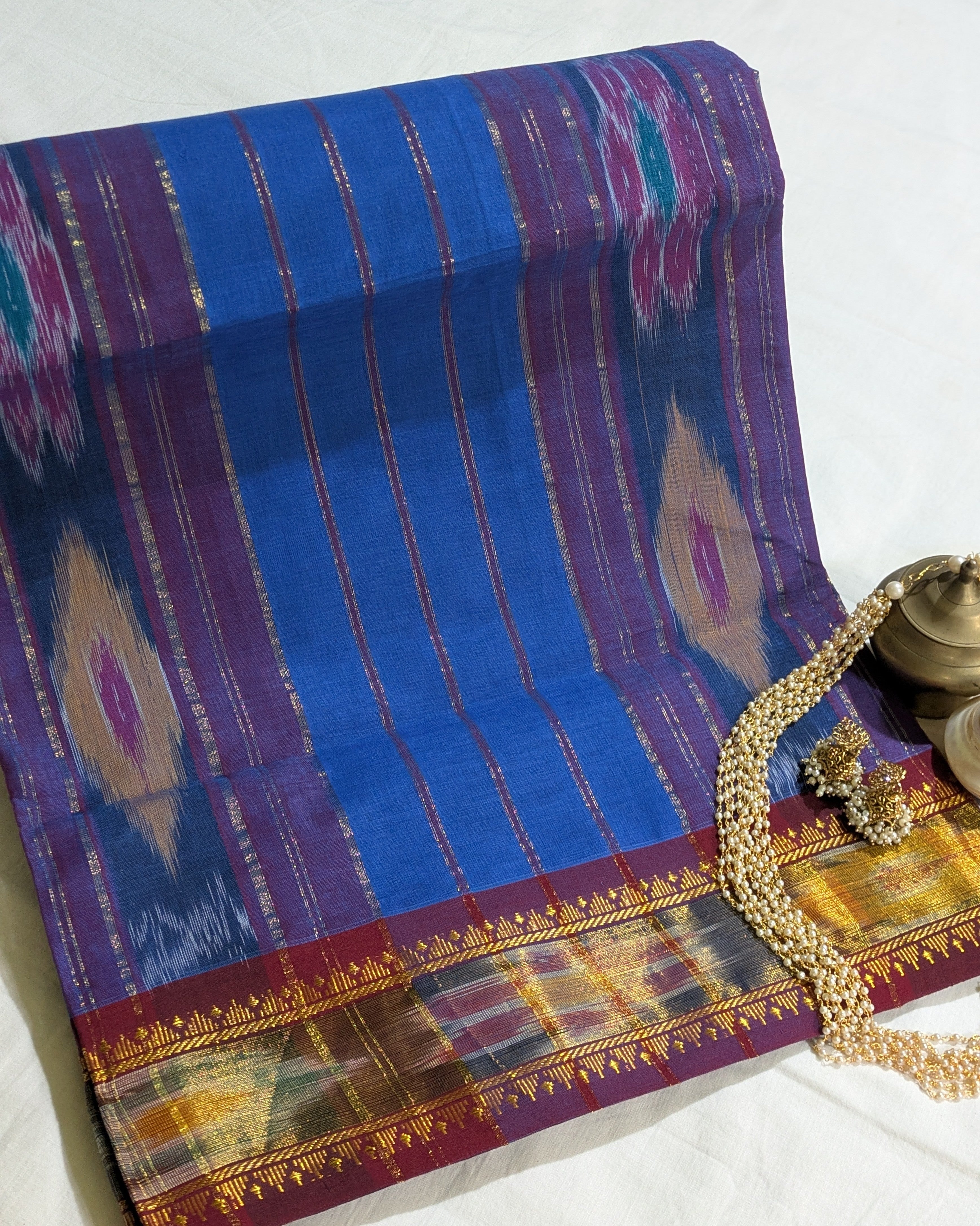 Pachampalli Sari Blue