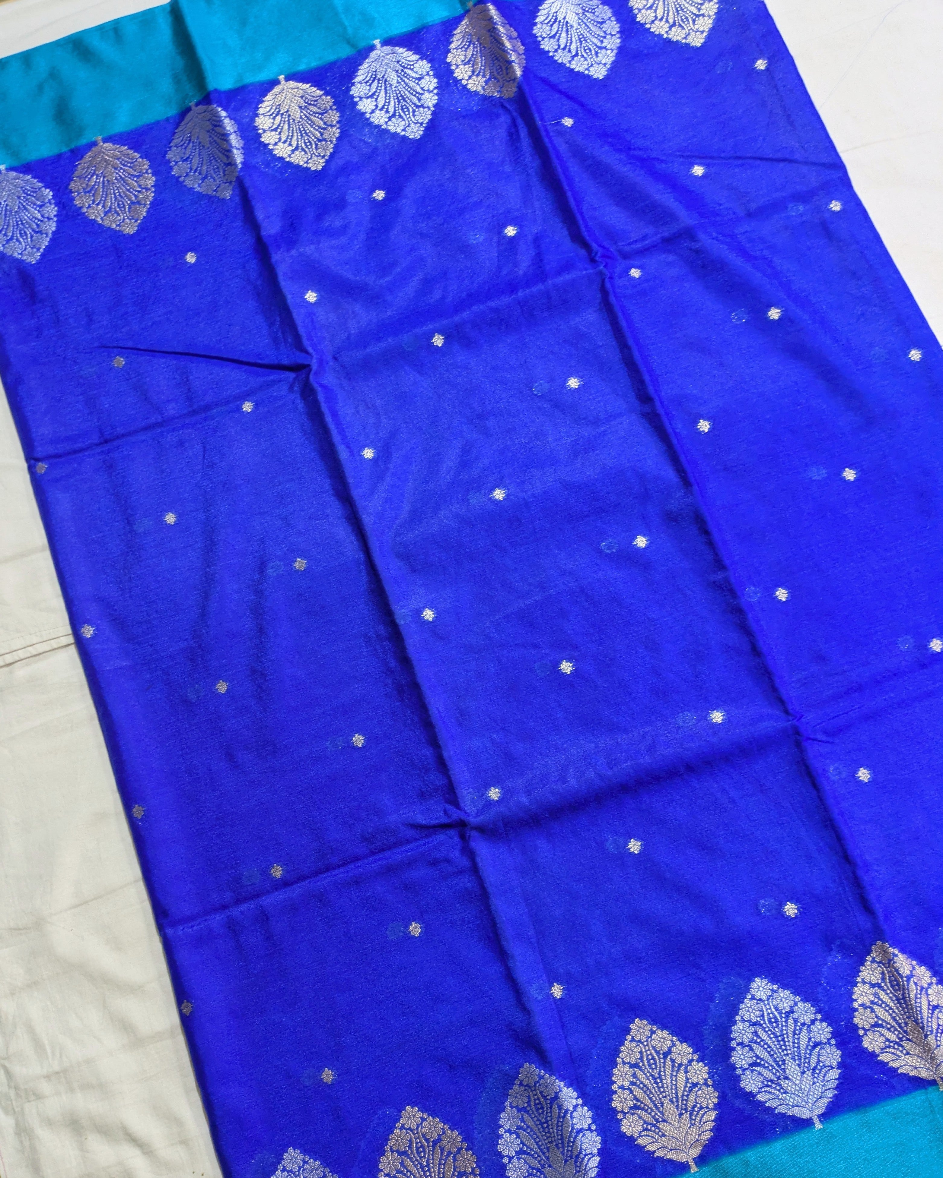 Banarasi Replica Sari Blue
