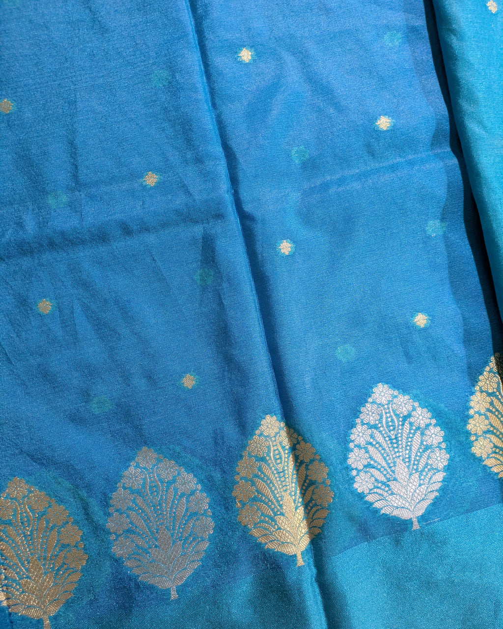 Banarasi Replica Sari Blue