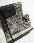 Multani Silk Sari Black (Liva Tag)