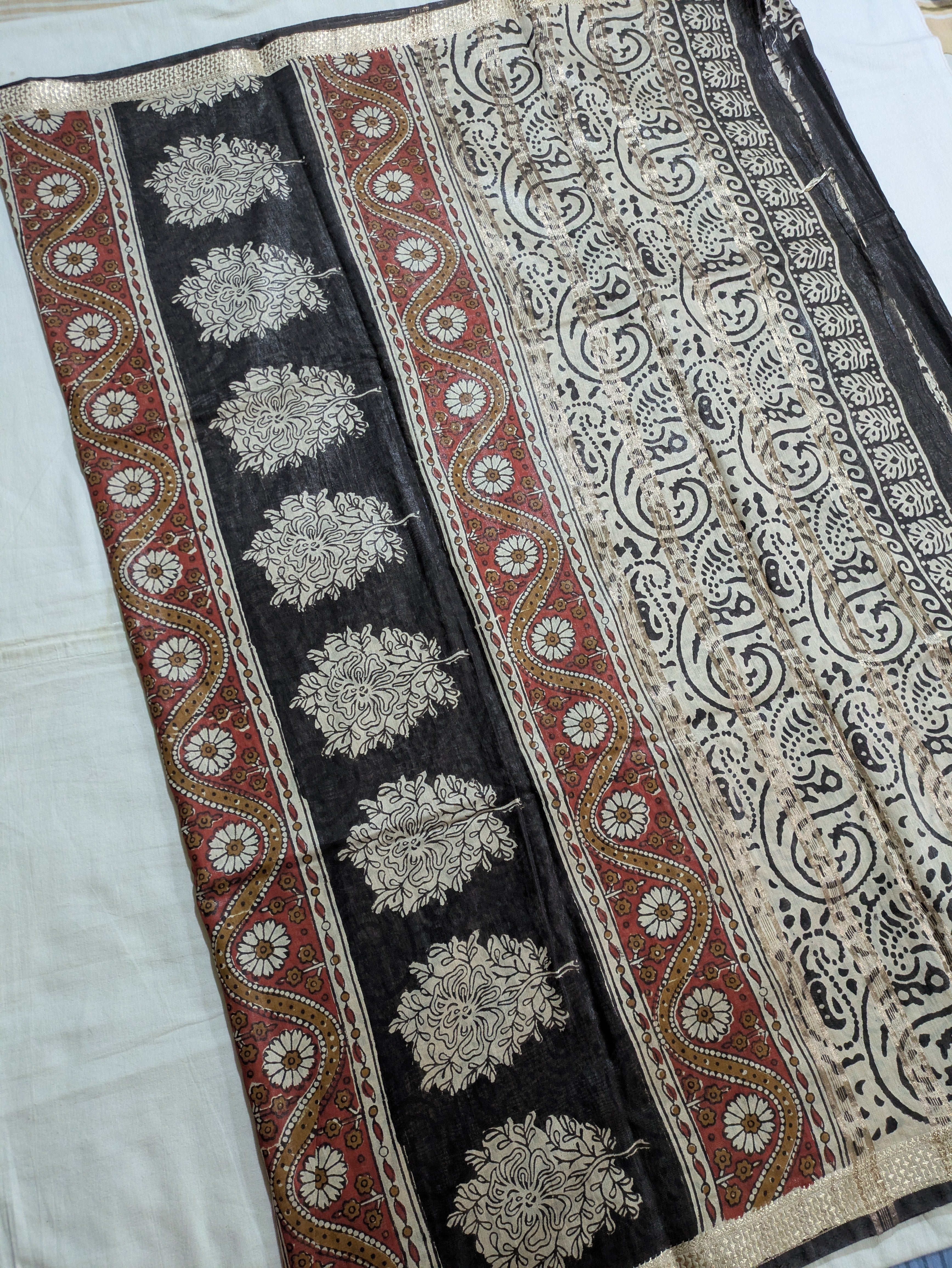 Multani Silk Sari Black (Liva Tag)